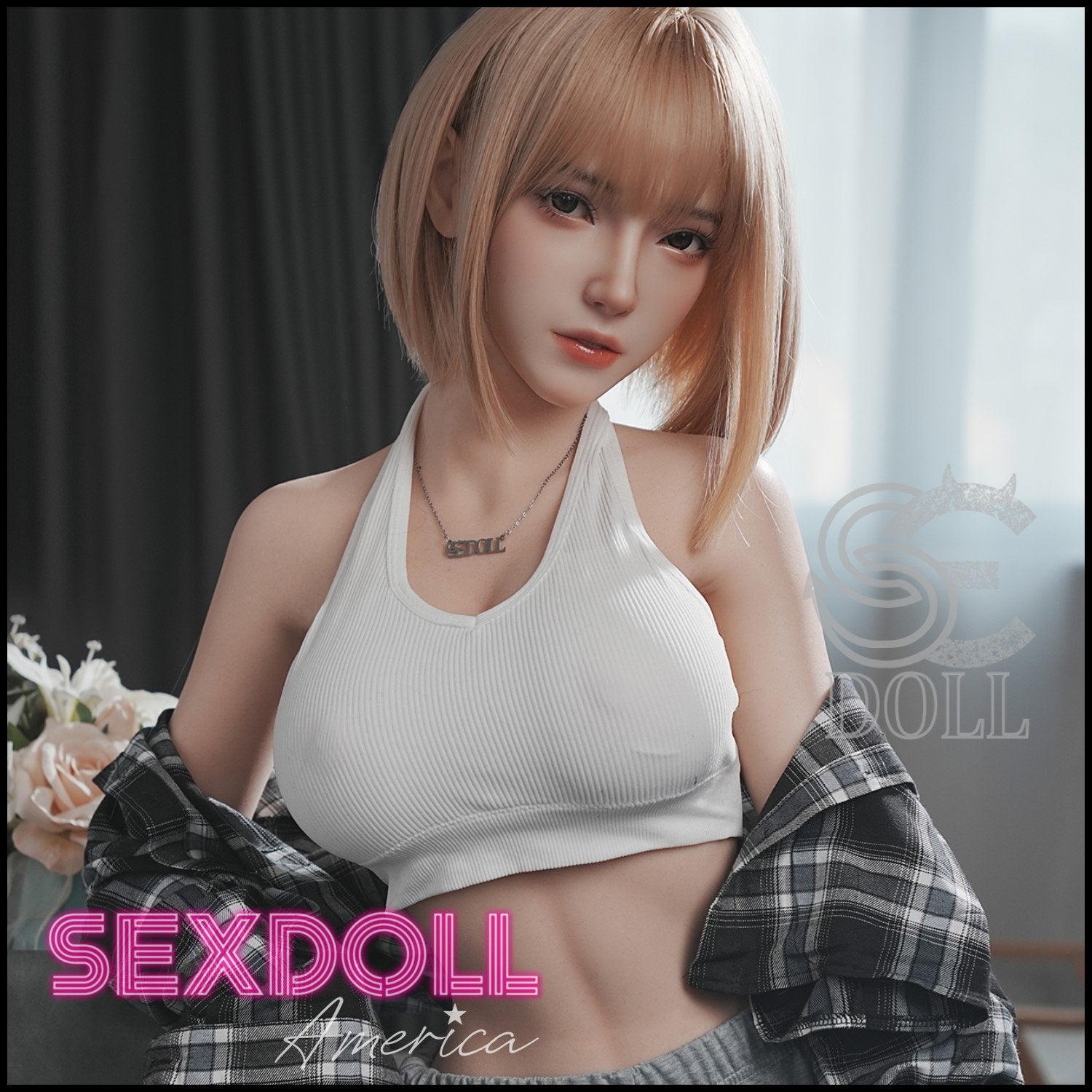 Realistic Sex Doll 161 (5'3") E-Cup Bridget Blonde (Head #130SC) Full Silicone - SE Doll by Sex Doll America
