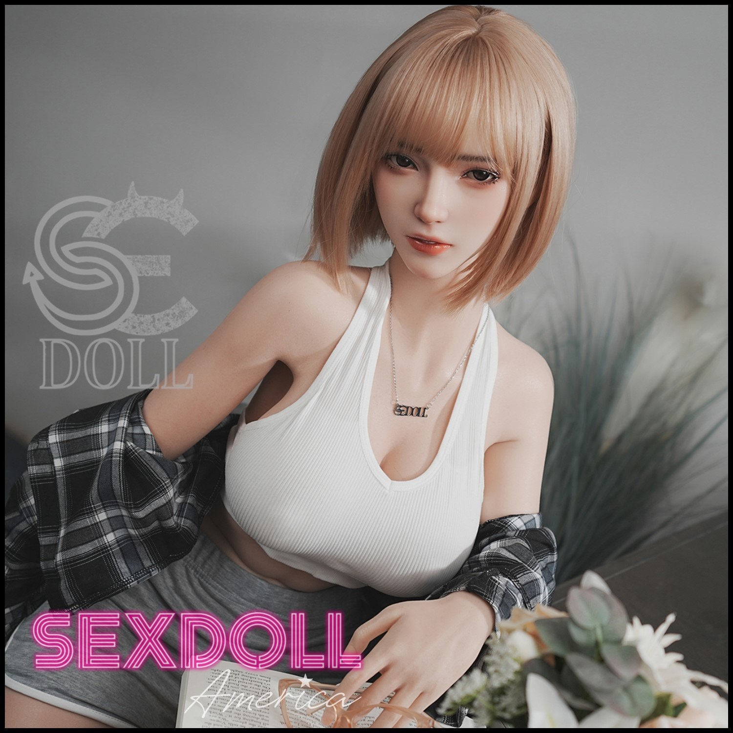 Realistic Sex Doll 161 (5'3") E-Cup Bridget Blonde (Head #130SC) Full Silicone - SE Doll by Sex Doll America