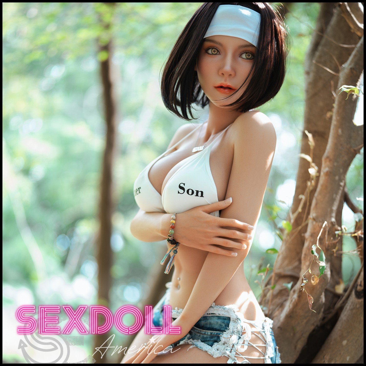 Realistic Sex Doll 161 (5'3") E-Cup Kemecy.C (Head #119SO) Full Silicone - SE Doll by Sex Doll America