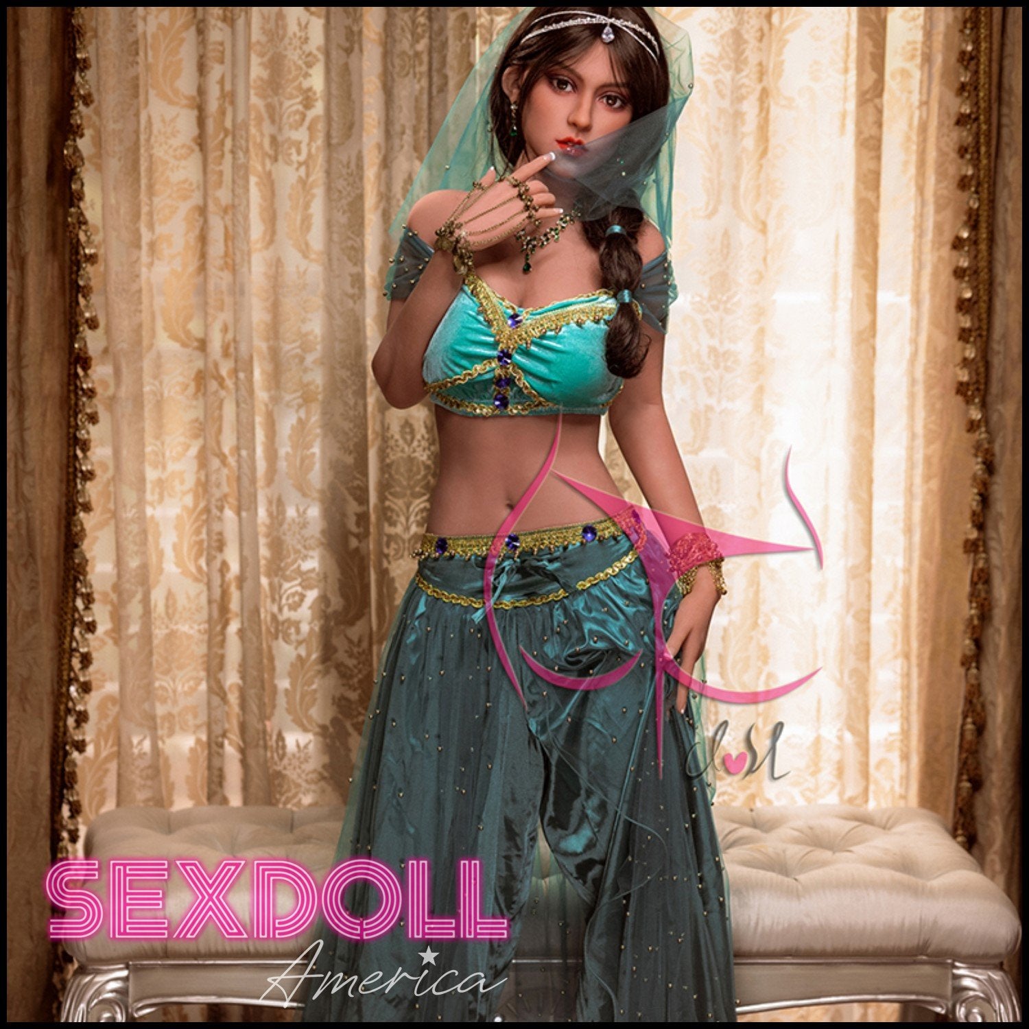 Realistic Sex Doll 162 (5'4") F-Cup Jasmine (Head #027) - FunWestDoll by Sex Doll America