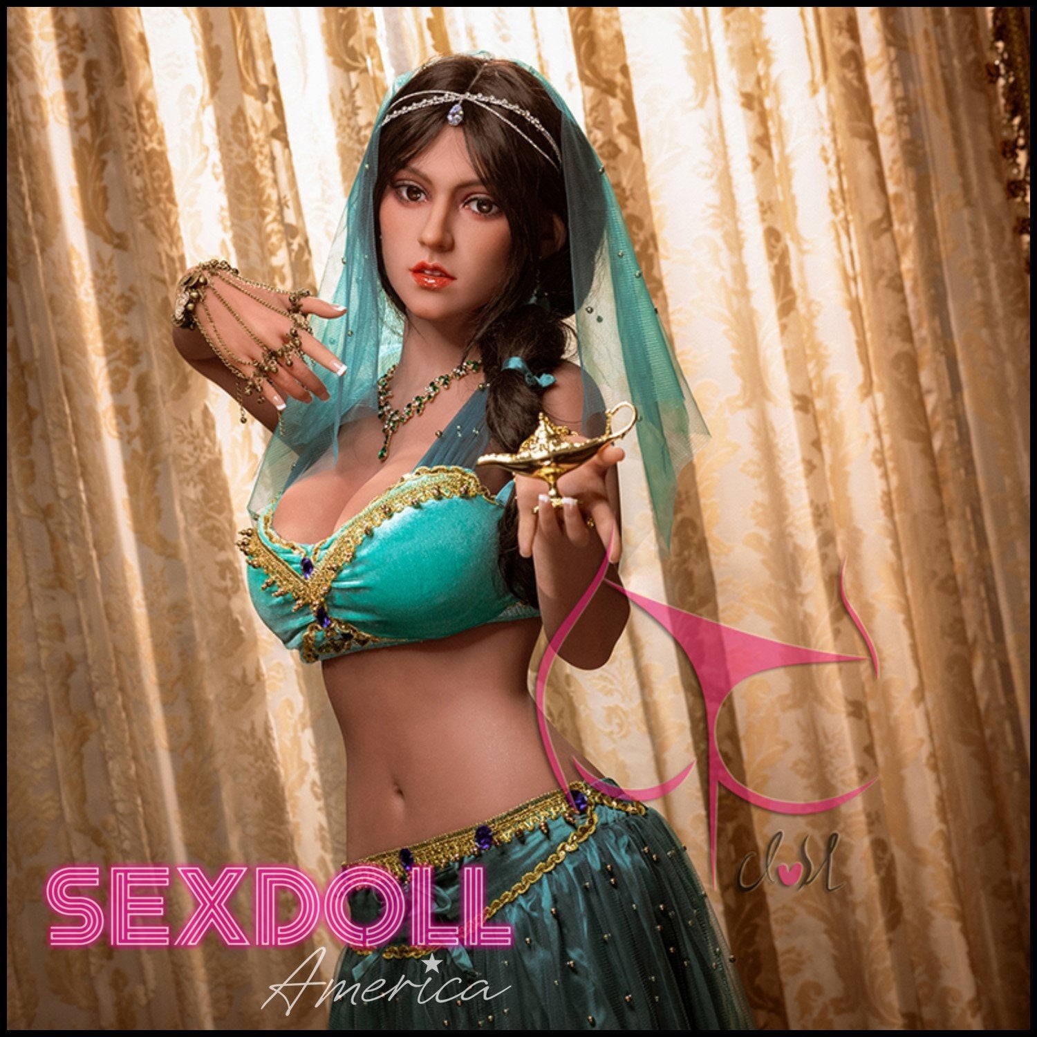 Realistic Sex Doll 162 (5'4") F-Cup Jasmine (Head #027) - FunWestDoll by Sex Doll America