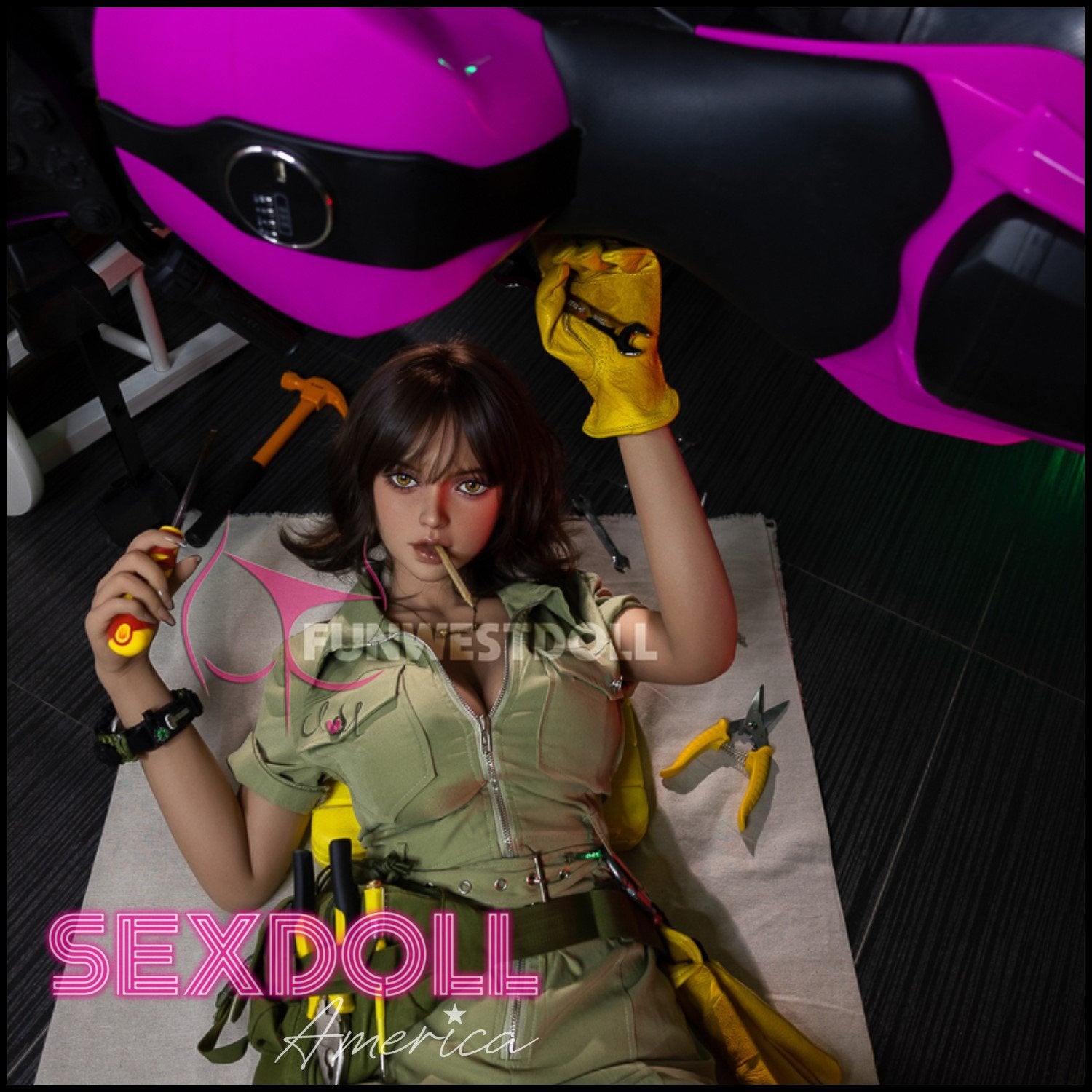 Realistic Sex Doll 162 (5'4") F-Cup Lily (Head #36) - FunWestDoll by Sex Doll America