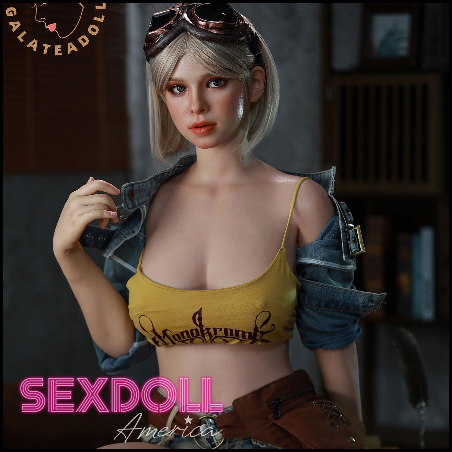 Realistic Sex Doll 162 (5'4") G-Cup Lara (Head #JS047) Full Silicone - Galatea Doll by Sex Doll America