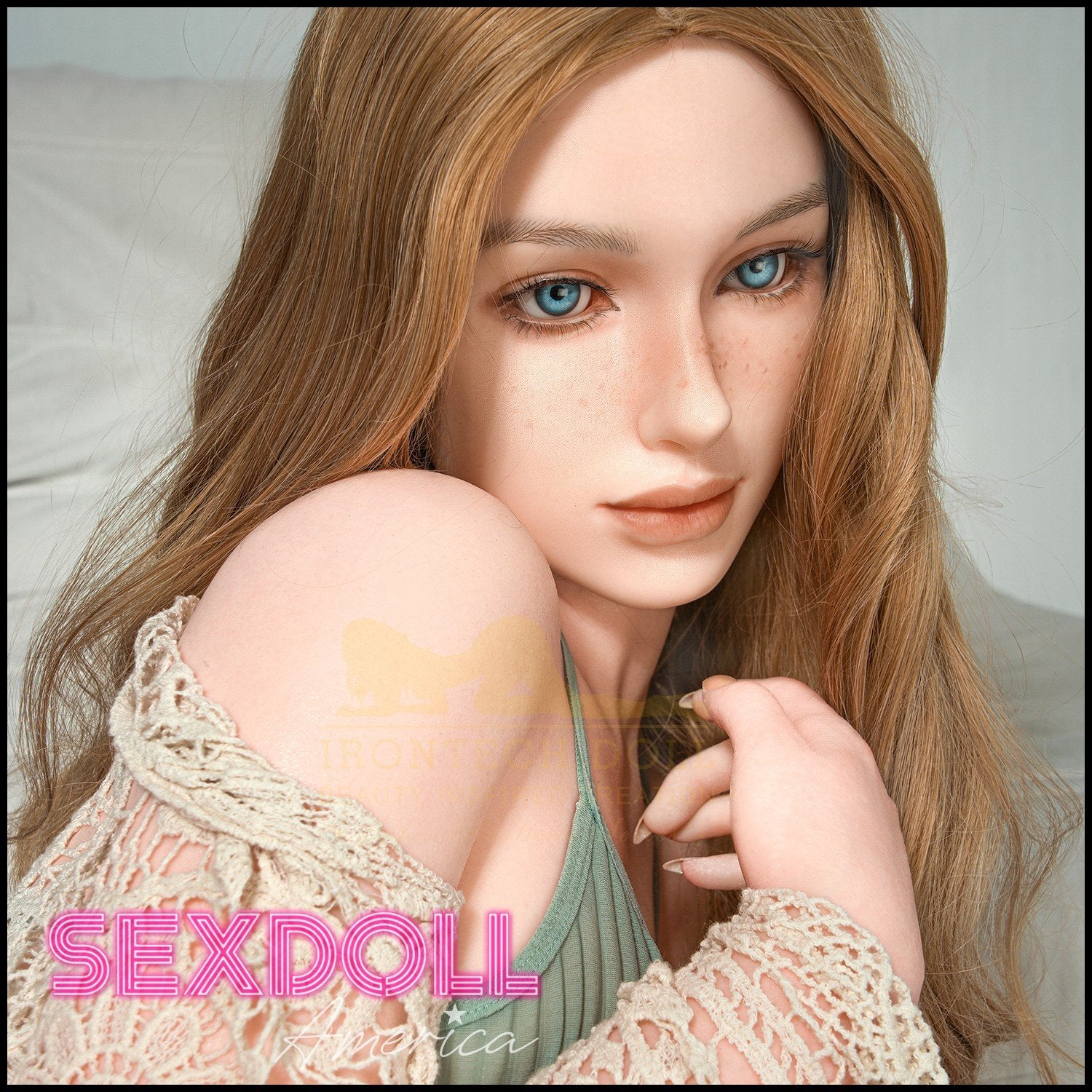 Realistic Sex Doll 162 (5'4") D-Cup Luna (Head #S17) Minus Full Silicone - IRONTECH Dolls by Sex Doll America