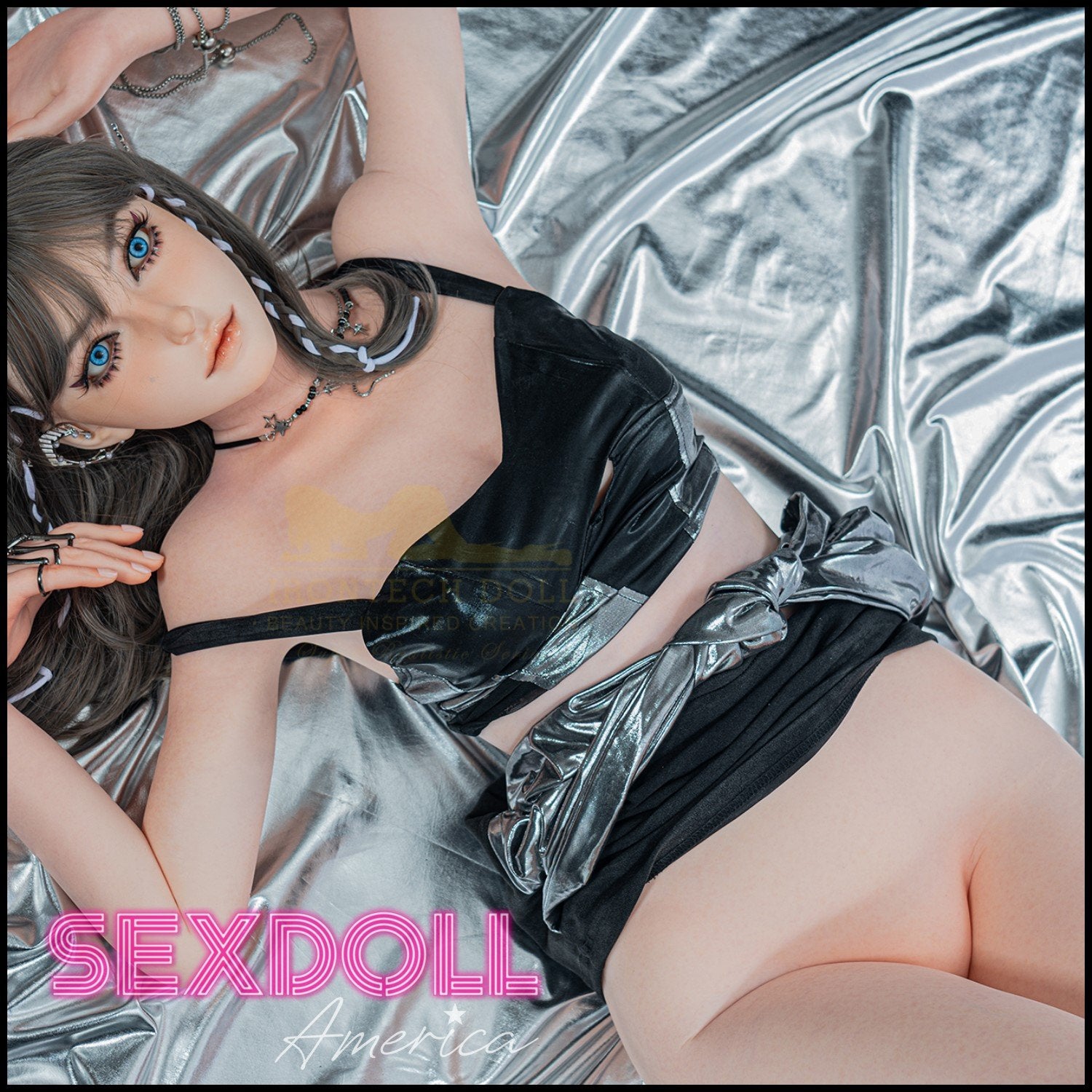 Realistic Sex Doll 163 (5'4") D-Cup Joline (Head #S41) Full Silicone - IRONTECH Dolls by Sex Doll America