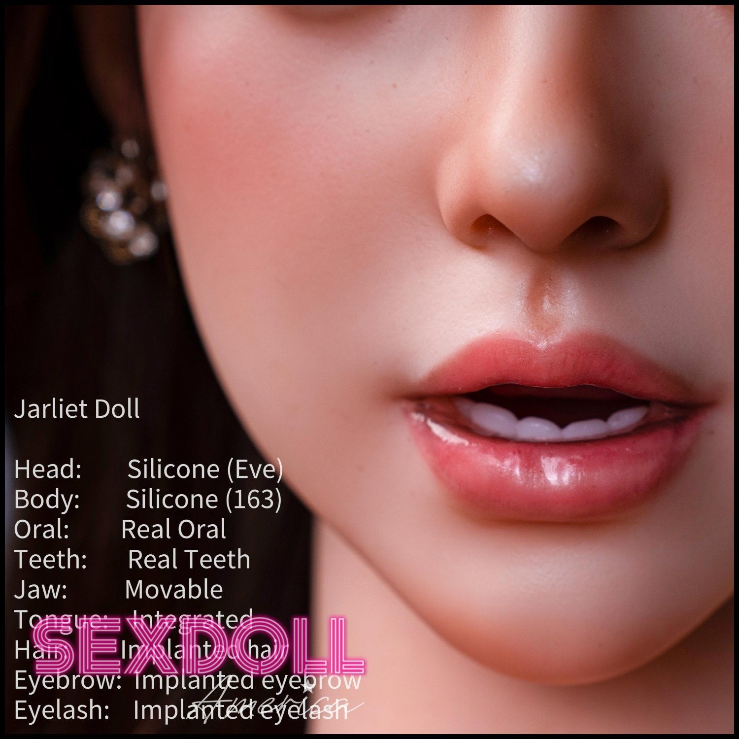Realistic Sex Doll 163 (5'4") D-Cup Eve (Silicone Head) Model S - Jarliet Doll by Sex Doll America