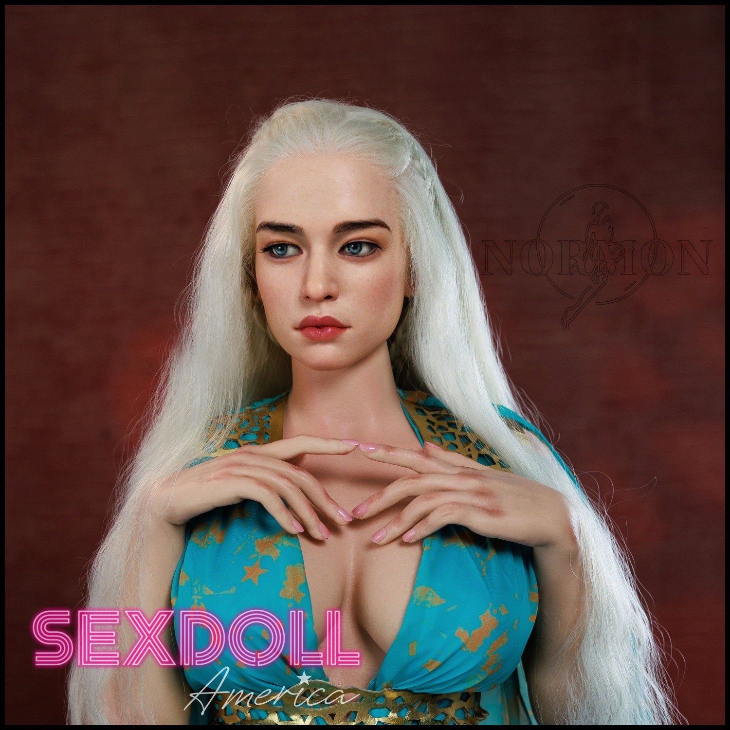 Realistic Sex Doll 163 (5'4") F-Cup Eve NM015 (Silicone Head) - Normon Doll by Sex Doll America