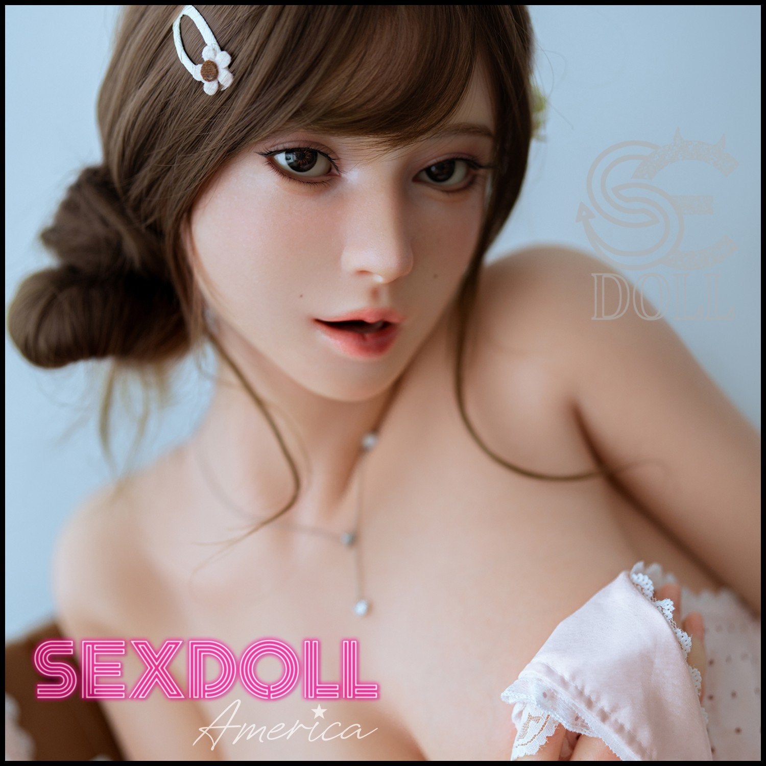 Realistic Sex Doll 163 (5'4") C-Cup Maya B. (Head #138SO) Full Silicone - SE Doll by Sex Doll America
