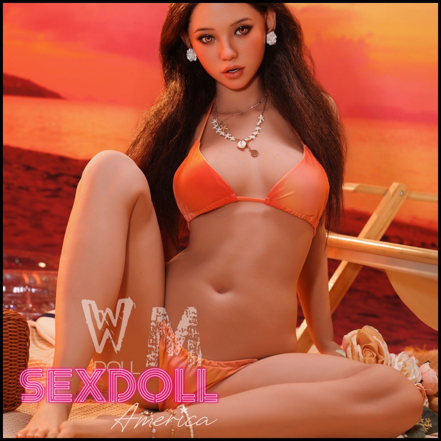 Realistic Sex Doll 163 (5'4") C-Cup Summer (Head #135) - WM Doll by Sex Doll America