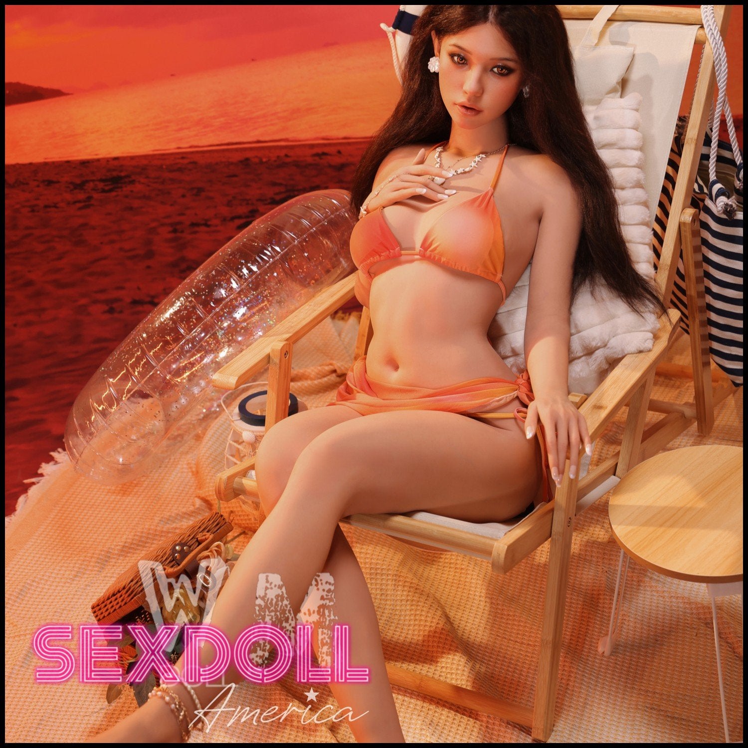 Realistic Sex Doll 163 (5'4") C-Cup Summer (Head #135) - WM Doll by Sex Doll America