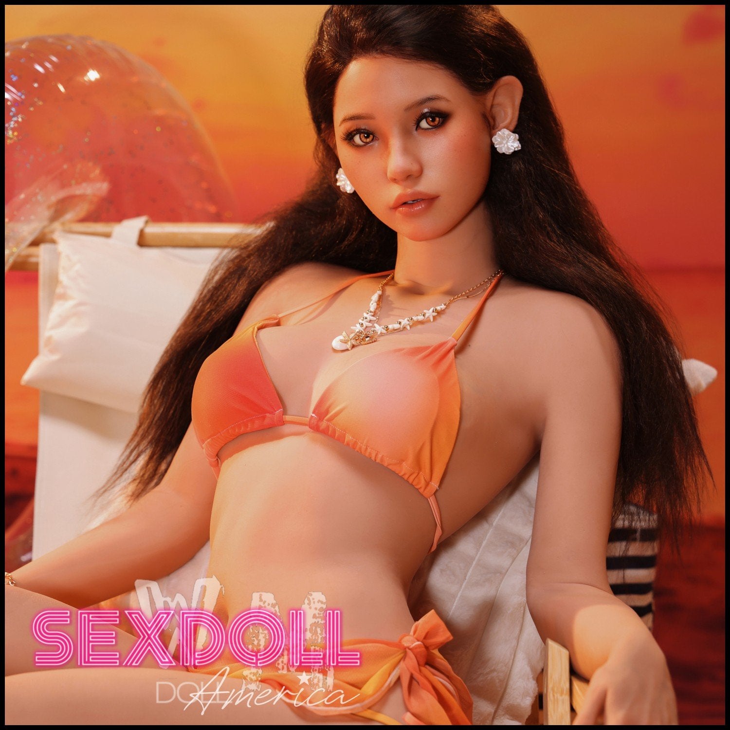 Realistic Sex Doll 163 (5'4") C-Cup Summer (Head #135) - WM Doll by Sex Doll America