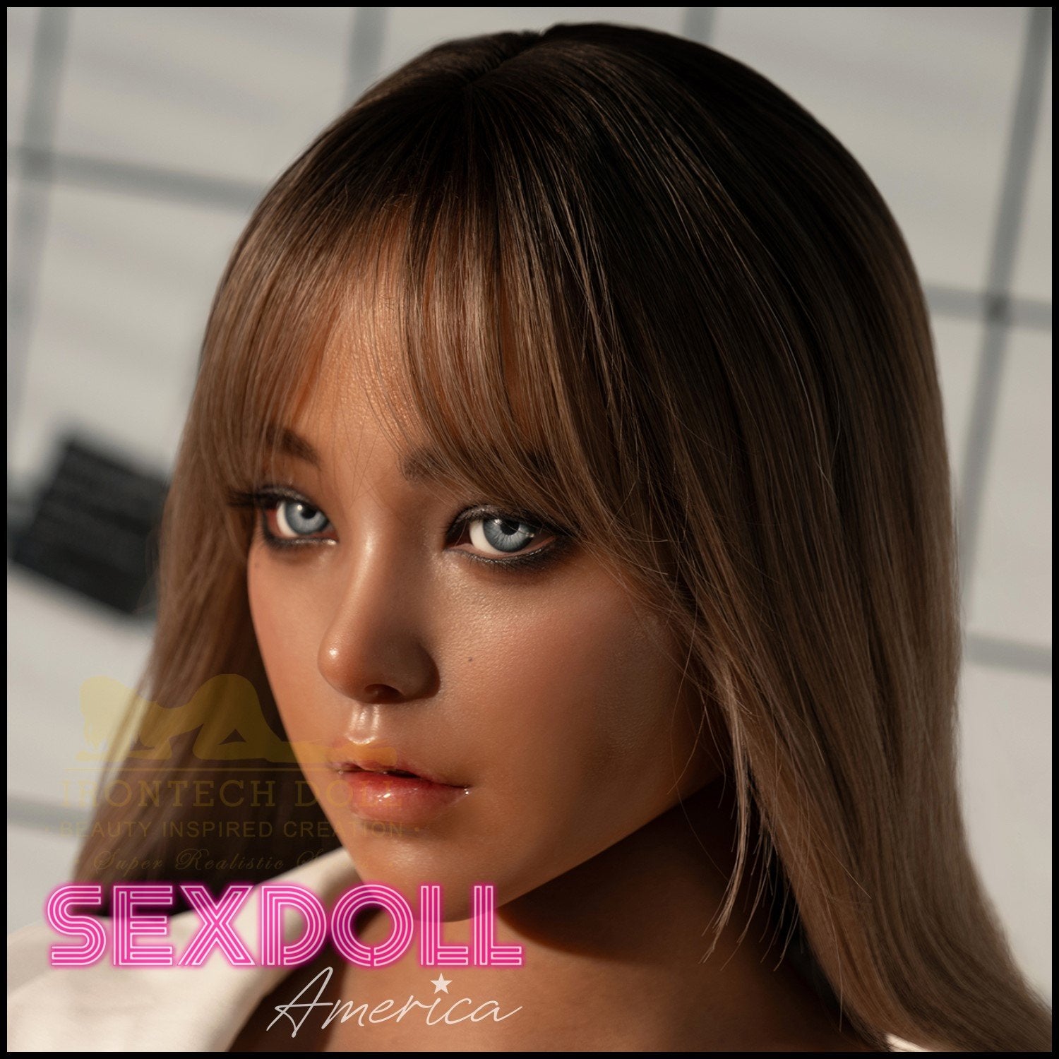 Realistic Sex Doll 164 (5'5") H-Cup Eileen Sexy (Head #S40) Full Silicone - IRONTECH Dolls by Sex Doll America