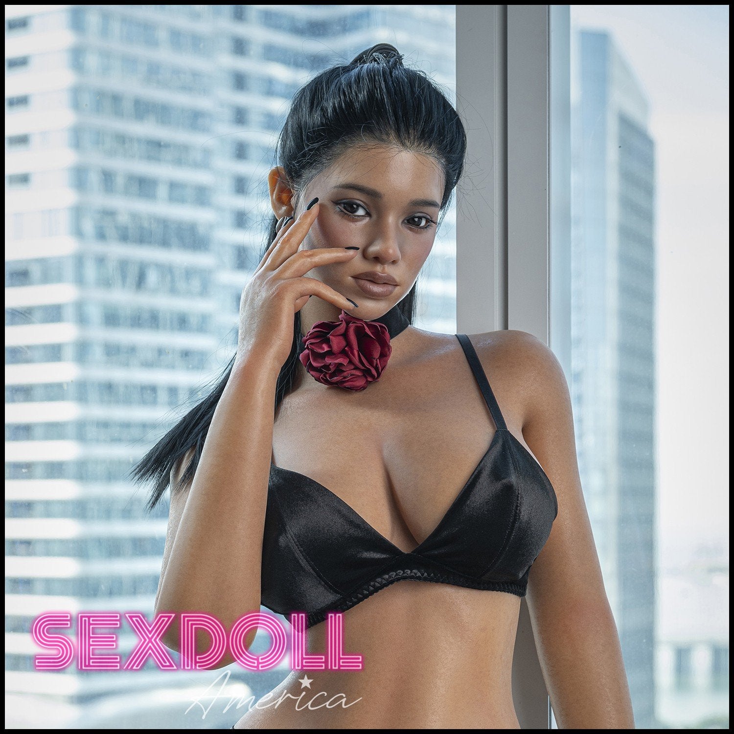 IRONTECH Realistic Sex Doll Western American Black Ebony African Big Ass Butt