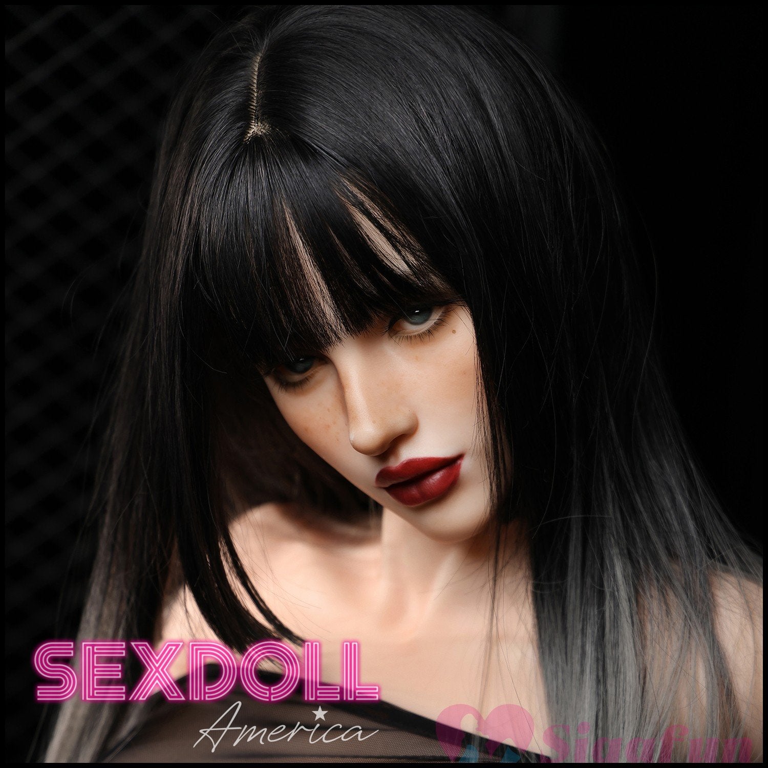 Realistic Sex Doll 164 (5'5") I-Cup Cecily Dark Hair (Head #SG2) - Sigafun by Sex Doll America