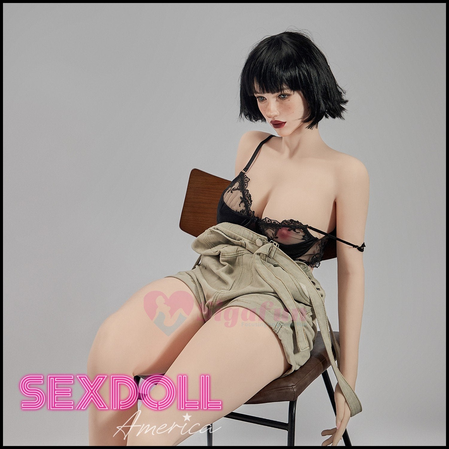 Realistic Sex Doll 164 (5'5") I-Cup Cecily Short Hair (Head #SG2) - Sigafun by Sex Doll America