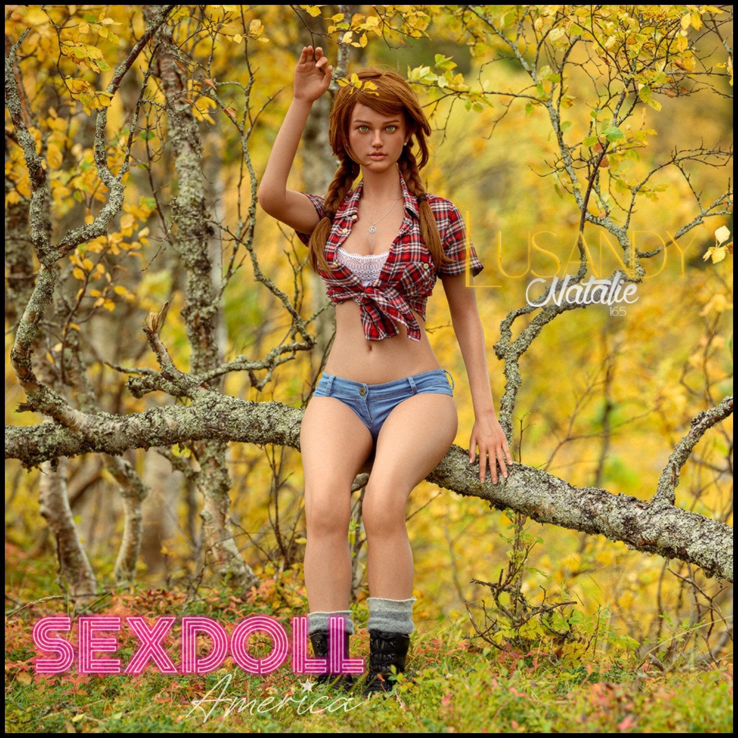 Realistic Sex Doll 165 (5'5") D-Cup Natalie B. - Full Silicone - Lusandy by Sex Doll America