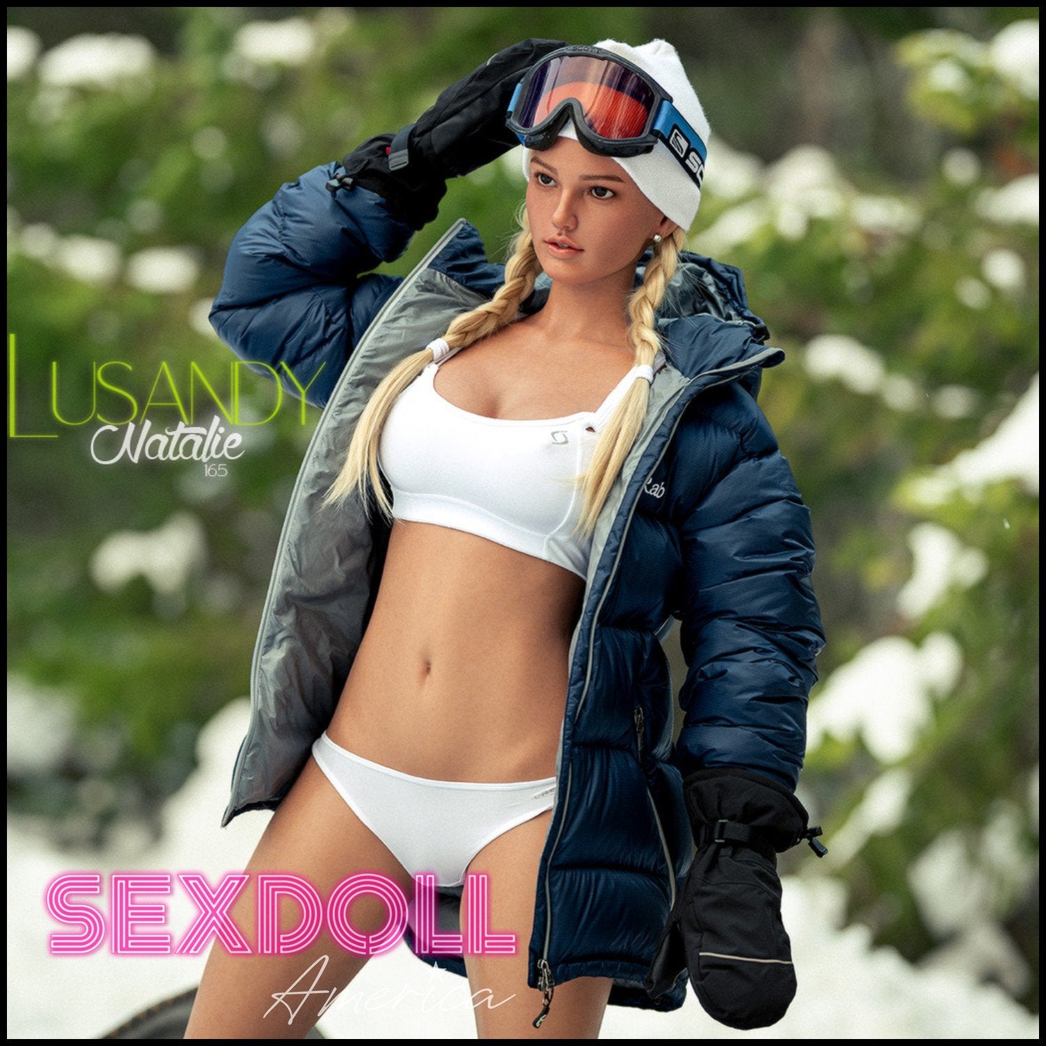 Realistic Sex Doll 165 (5'5") G-Cup Natalie - Full Silicone - Lusandy by Sex Doll America