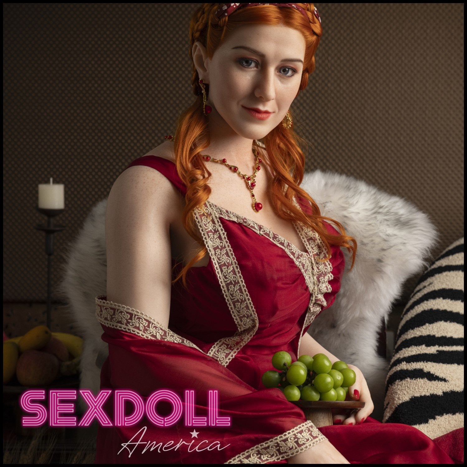 Realistic Sex Doll 165 (5'5") G-Cup Lucretia (Silicone Head) - Starpery by Sex Doll America