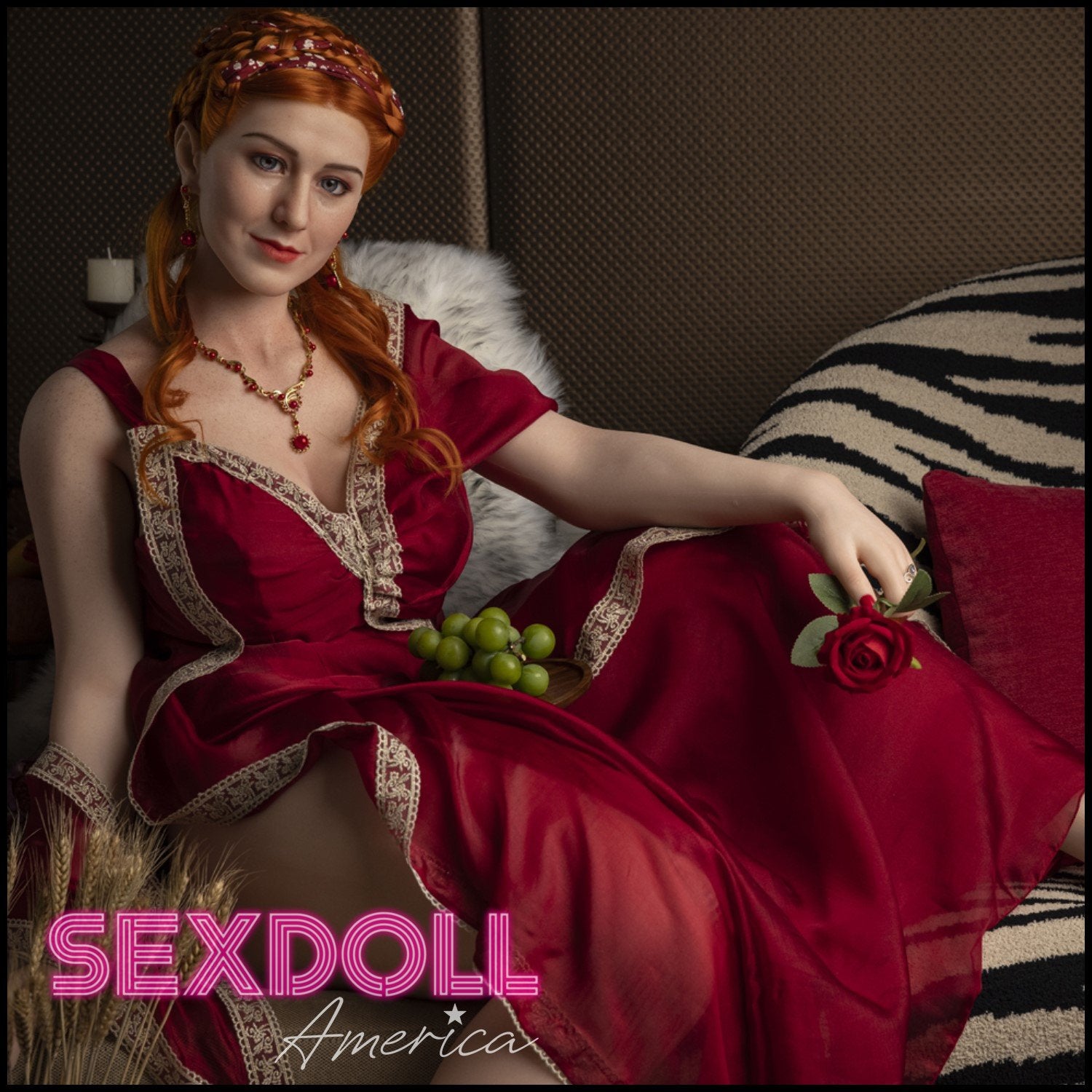 Realistic Sex Doll 165 (5'5") G-Cup Lucretia (Silicone Head) - Starpery by Sex Doll America