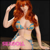 Realistic Sex Doll 166 (5'5") F-Cup Kitty Red Hair (Head #S32) Full Silicone - IRONTECH Dolls by Sex Doll America