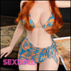 Realistic Sex Doll 166 (5'5") F-Cup Kitty Red Hair (Head #S32) Full Silicone - IRONTECH Dolls by Sex Doll America