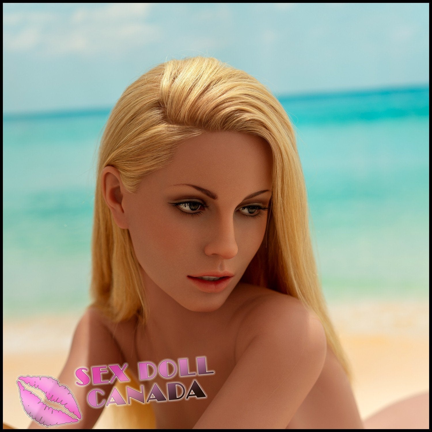 Realistic Sex Doll IN-STOCK - 166 (5'5") K-Cup Leah Tan (Head #ZXE203) Implanted Hair Full Silicone - Zelex SLE by Sex Doll America