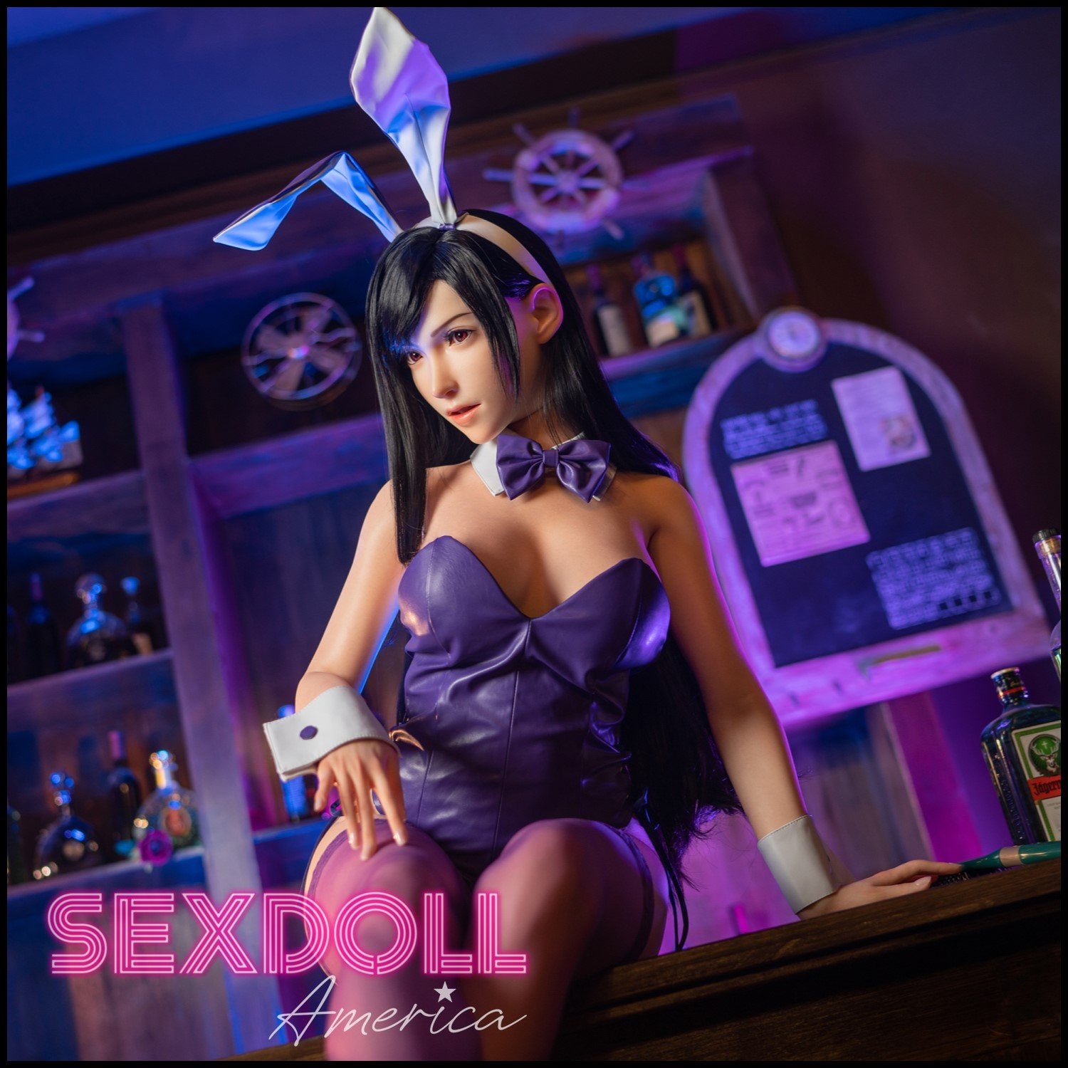 Realistic Sex Doll 167 (5'6") D-Cup Fantasy Lady Movable Jaw - Full Silicone - Game Lady by Sex Doll America