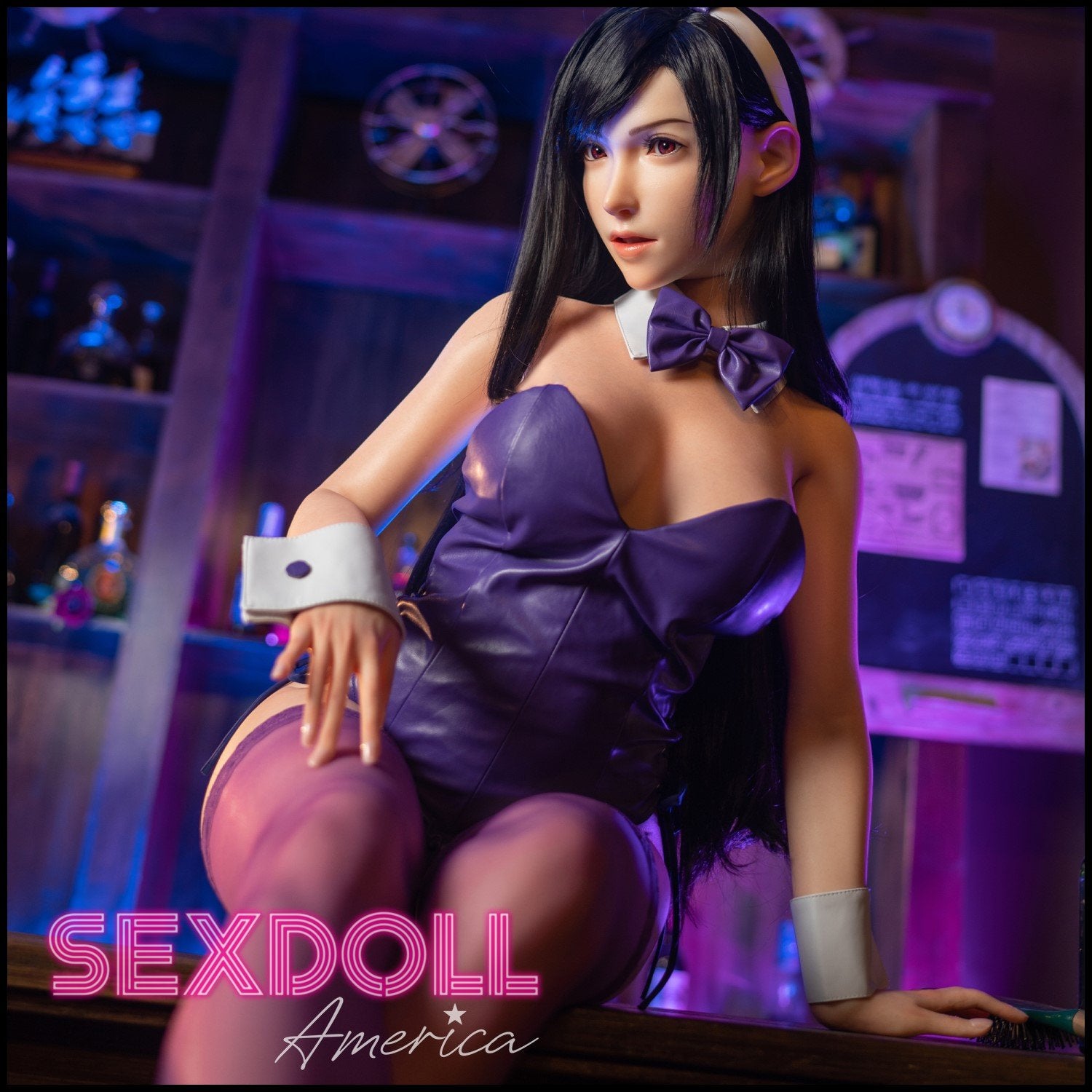 Realistic Sex Doll 167 (5'6") D-Cup Fantasy Lady Movable Jaw - Full Silicone - Game Lady by Sex Doll America