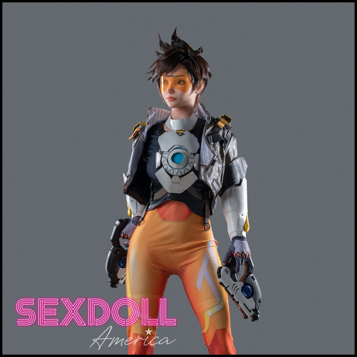 Realistic Sex Doll 167 (5'6") D-Cup Tracer - Full Silicone - Game Lady by Sex Doll America