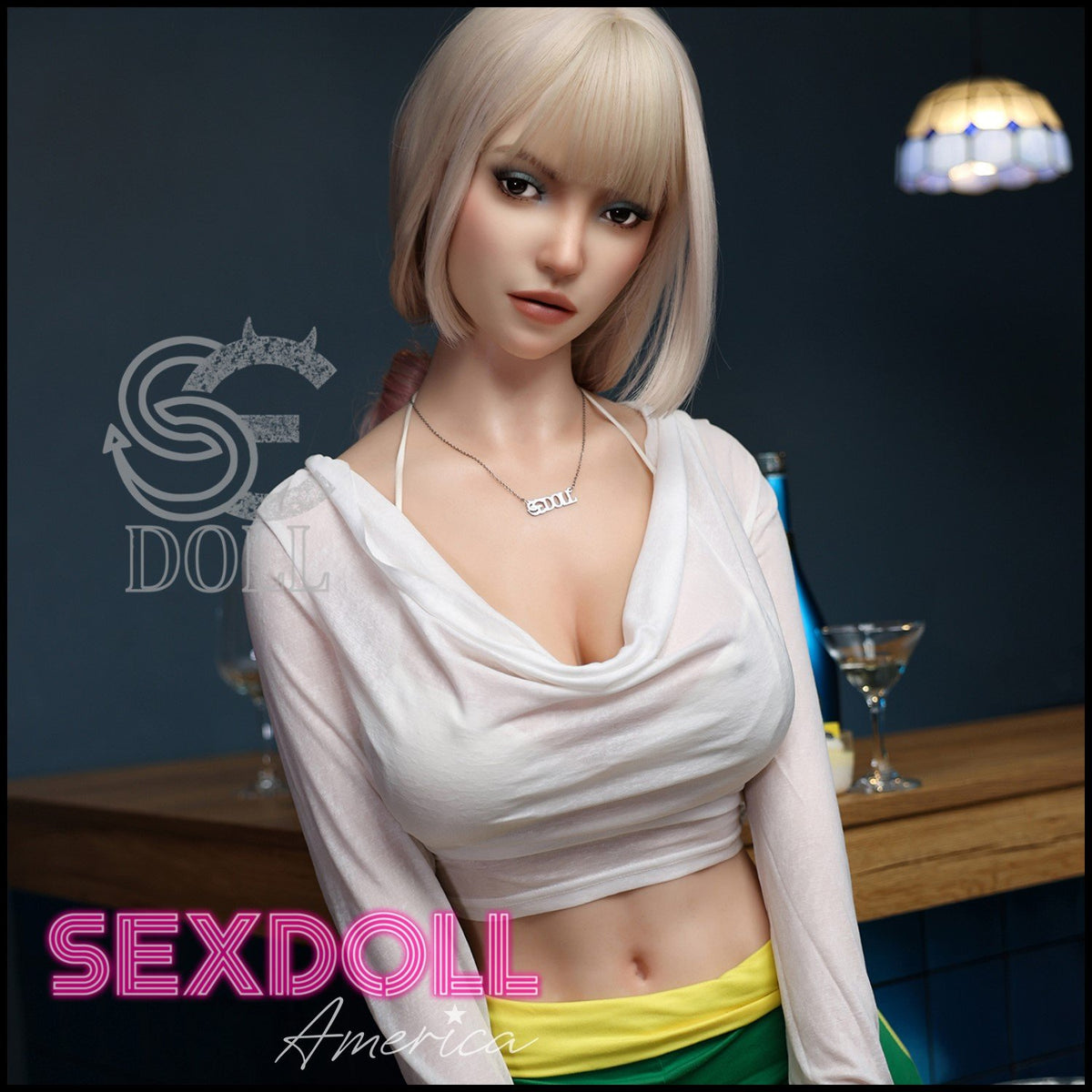 Realistic Sex Doll 167 (5'6") E-Cup Jenny Cute (Head #088SO) Full Silicone - SE Doll by Sex Doll America