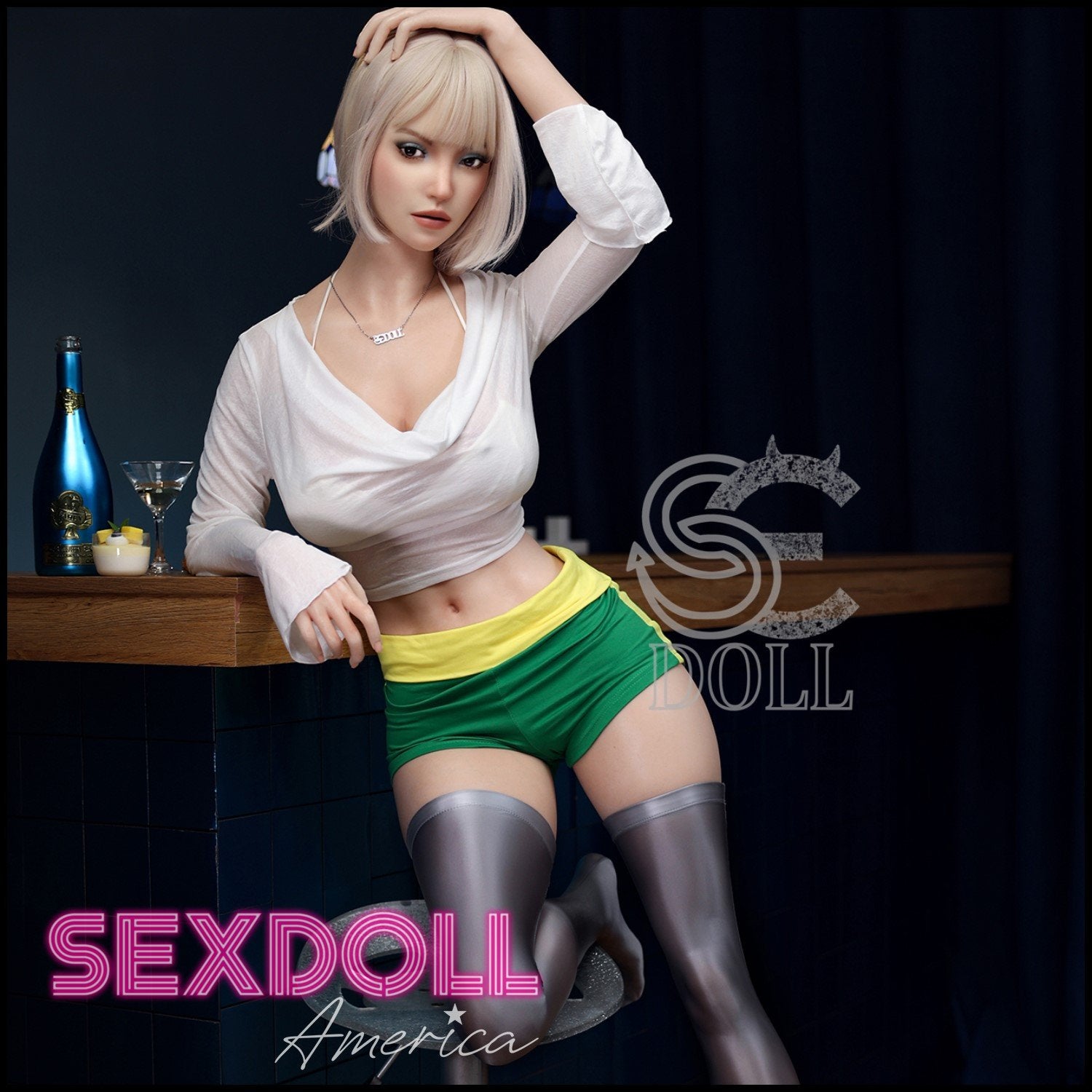 Realistic Sex Doll 167 (5'6") E-Cup Jenny Cute (Head #088SO) Full Silicone - SE Doll by Sex Doll America