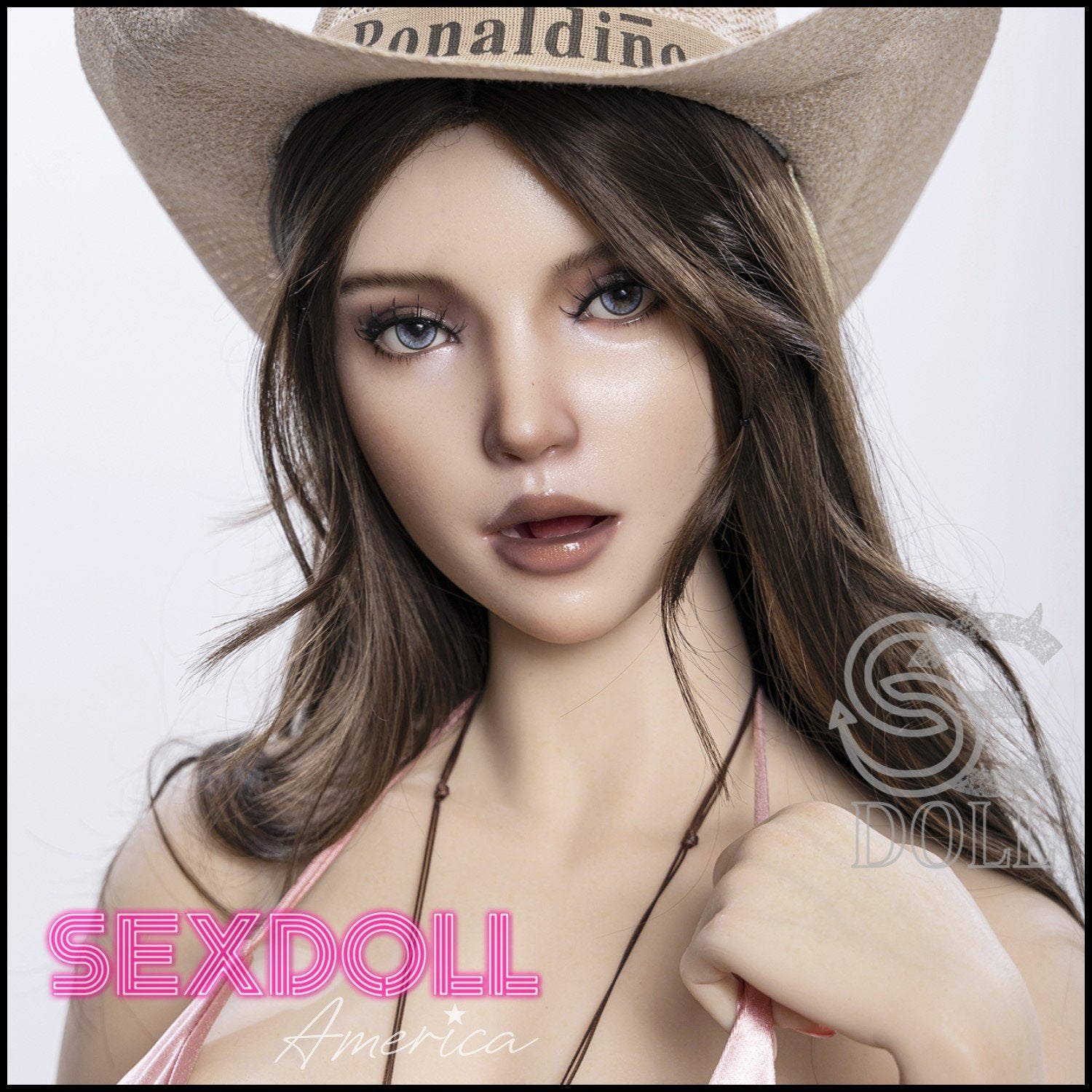 Realistic Sex Doll 167 (5'6") E-Cup Jenny Cowgirl (Head #088SO) Full Silicone - SE Doll by Sex Doll America