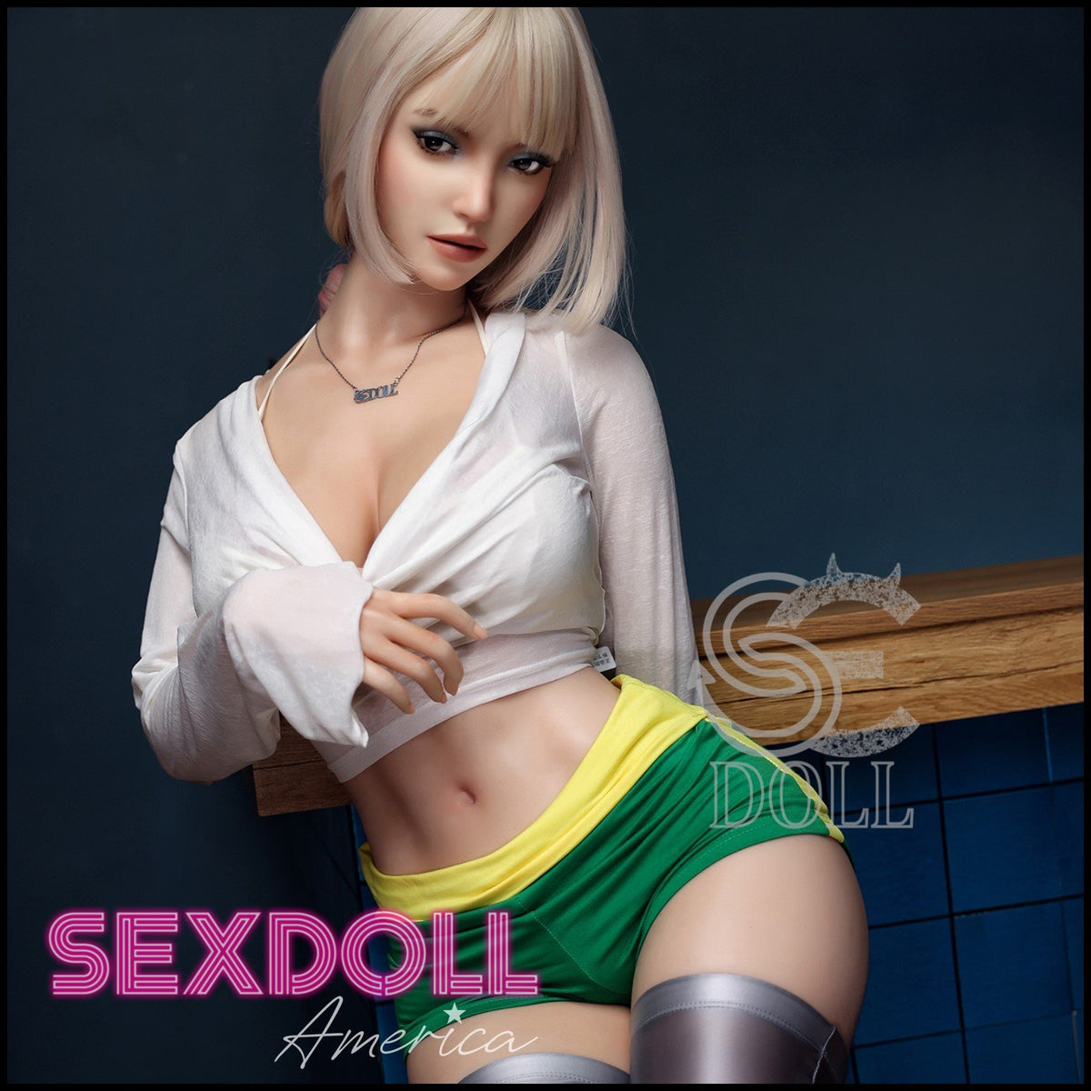 Realistic Sex Doll 167 (5'6") E-Cup Jenny Cute (Head #088SO) Full Silicone - SE Doll by Sex Doll America