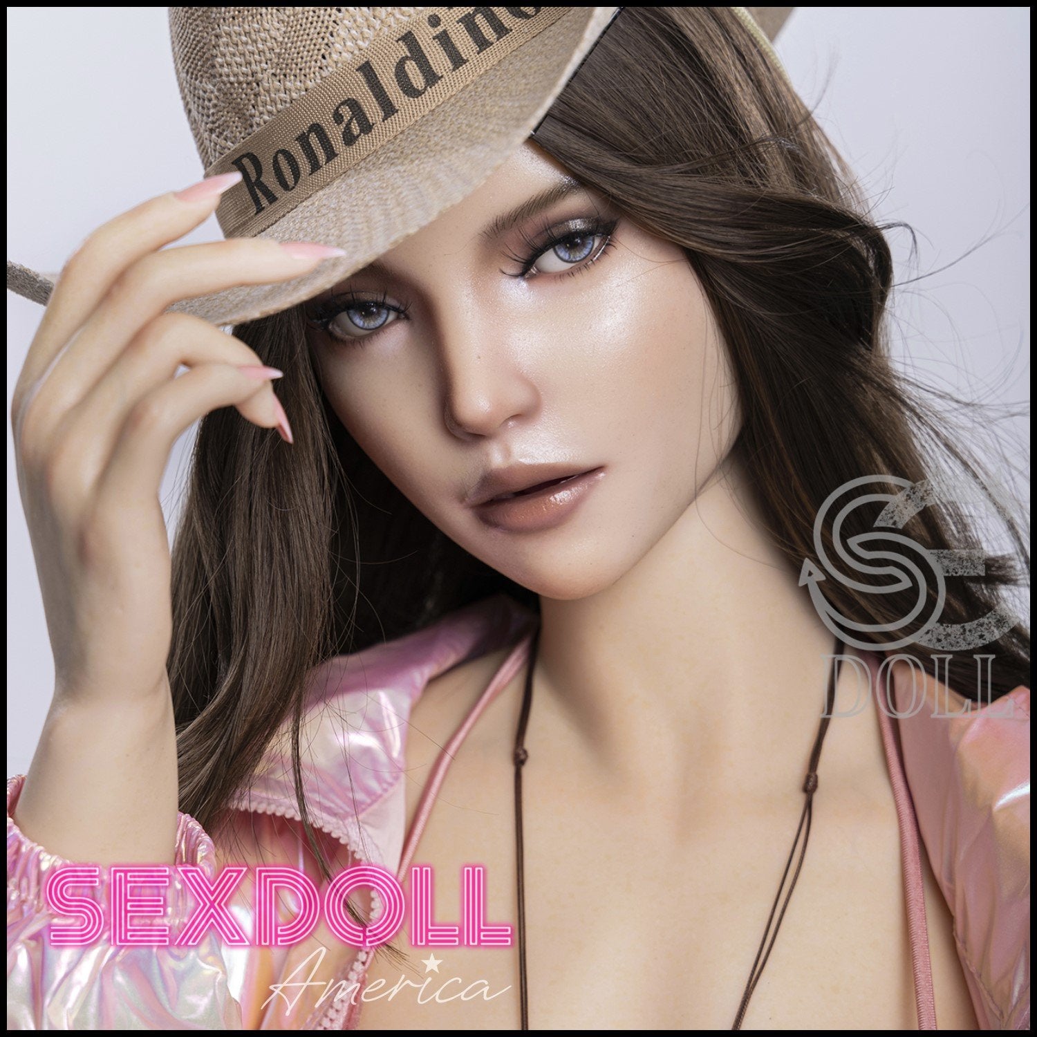Realistic Sex Doll 167 (5'6") E-Cup Jenny Cowgirl (Head #088SO) Full Silicone - SE Doll by Sex Doll America