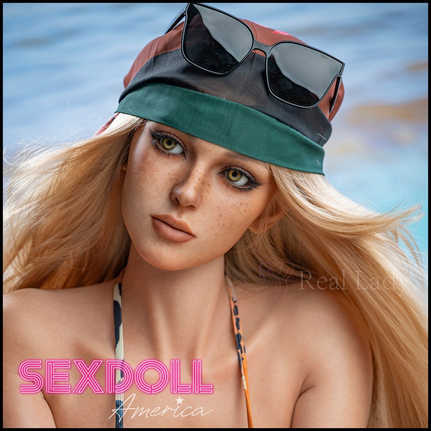 Realistic Sex Doll 168 (5'6") K-Cup Ember (Head #R5) Full Silicone - Real Lady by Sex Doll America