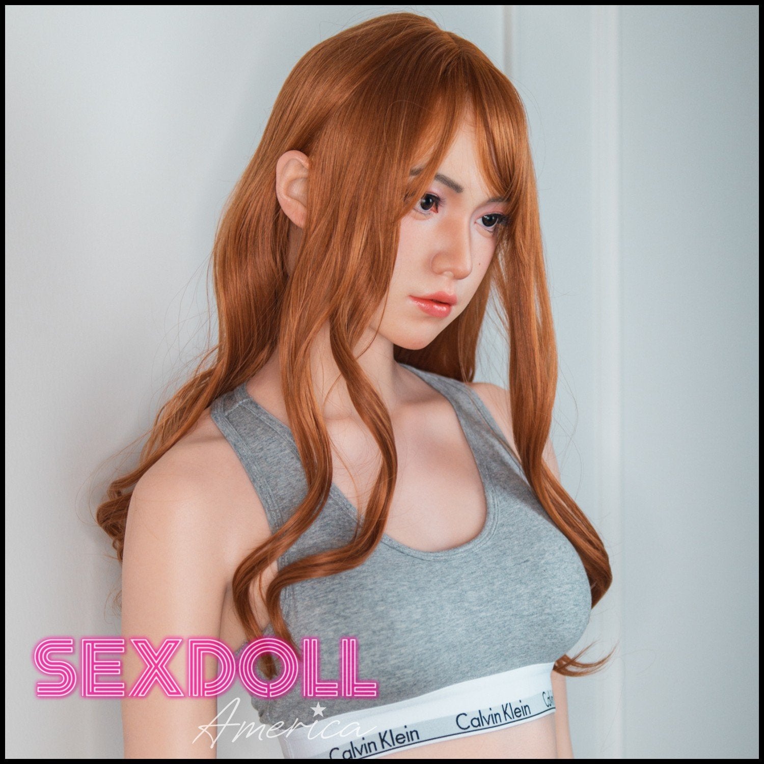 Zelex Realistic Sex Doll Red Head Tall Long Legs Small Tits Boobs