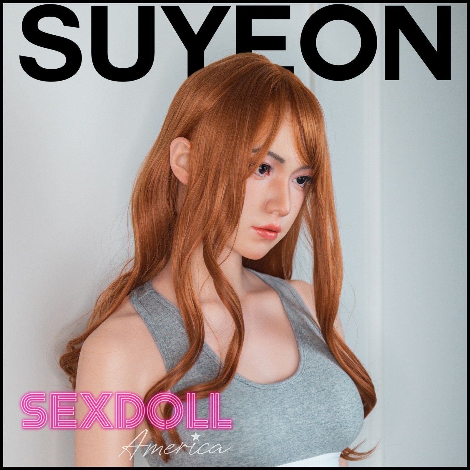 Zelex Realistic Sex Doll Asian Japanese Chinese Tall Long Legs Red Head