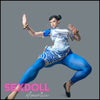 Realistic Sex Doll 169 (5'6") F-Cup Chun Li - Full Silicone - Game Lady by Sex Doll America