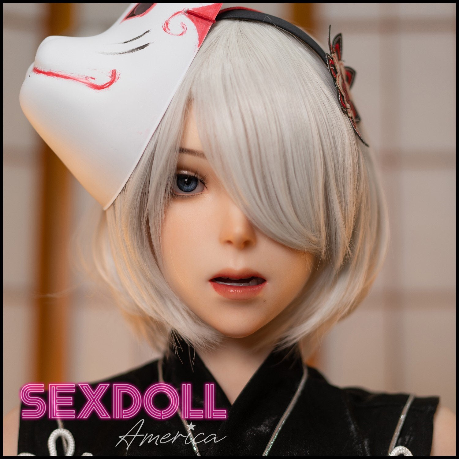 Realistic Sex Doll 171 (5'7") G-Cup Combat Lady Movable Jaw - Full Silicone - Game Lady by Sex Doll America