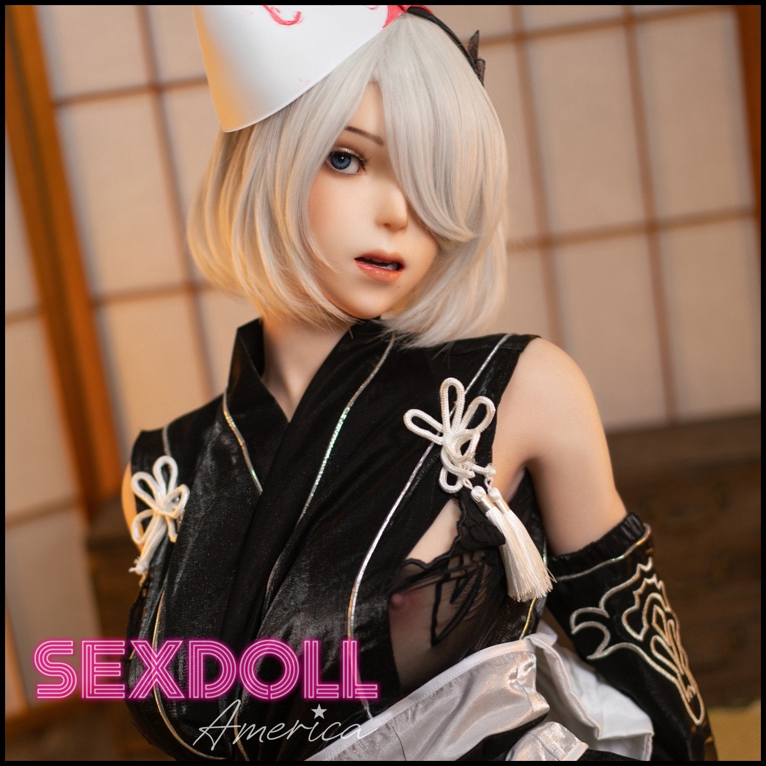 Realistic Sex Doll 171 (5'7") G-Cup Combat Lady Movable Jaw - Full Silicone - Game Lady by Sex Doll America