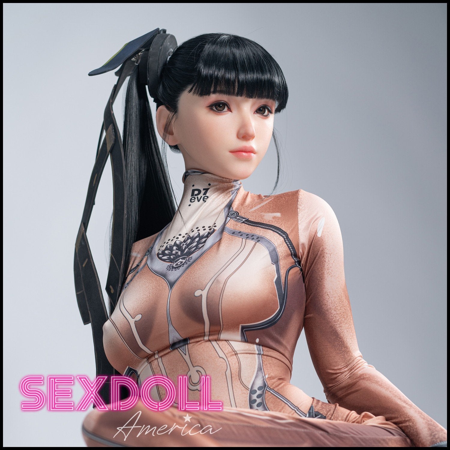 Realistic Sex Doll 171 (5'7") G-Cup Stellar (Head #No.34) Full Silicone - Game Lady by Sex Doll America