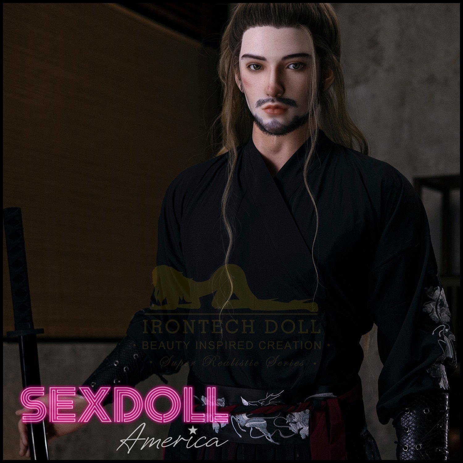 Realistic Sex Doll 176 (5'9") John (Head #M10) Male - Full Silicone - IRONTECH Dolls by Sex Doll America