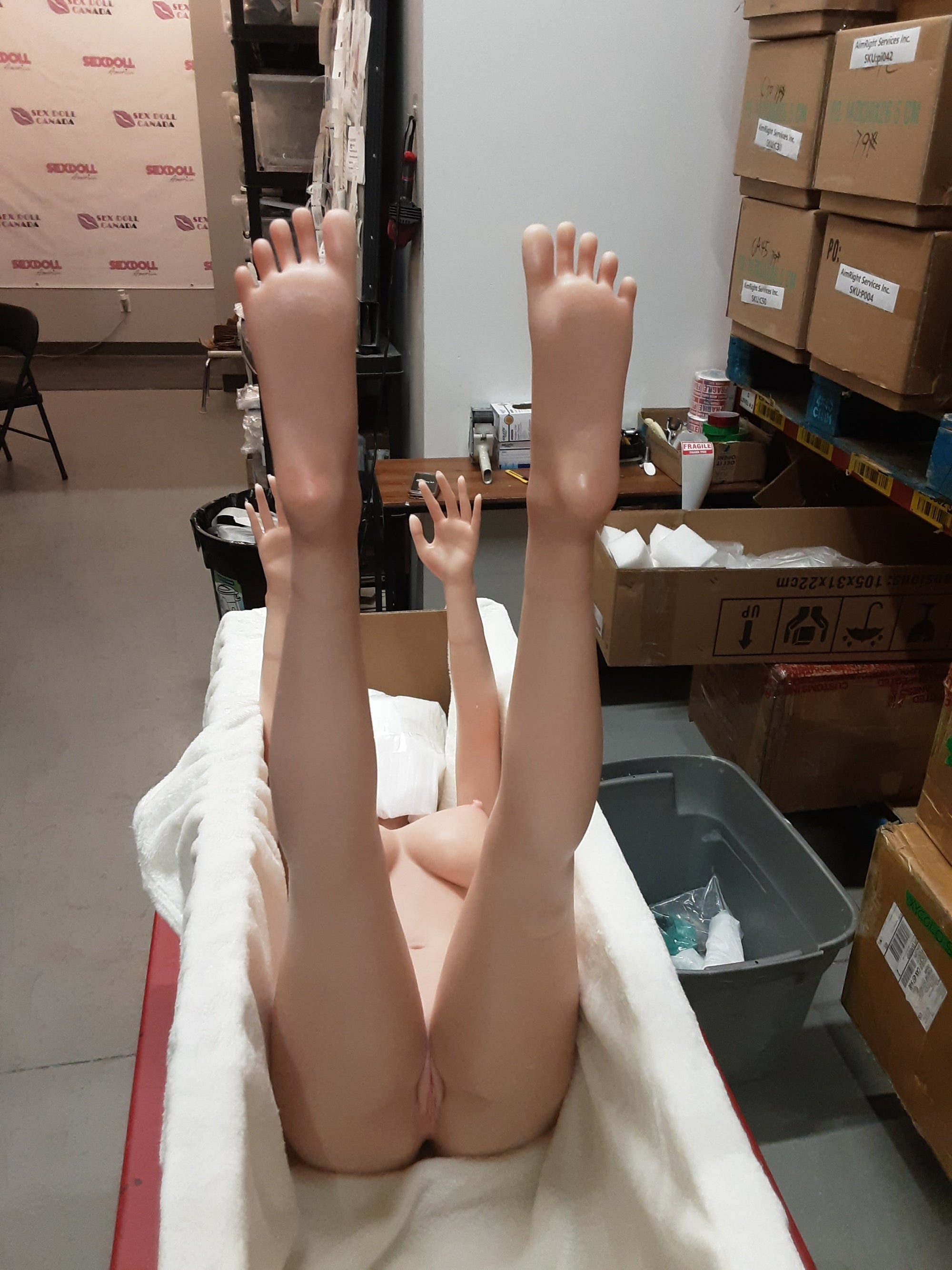 Realistic Sex Doll IN-STOCK - 100 (3'3") J-Cup Ariel S.A.F. - Full Silicone - Piper Doll X1 by Sex Doll America