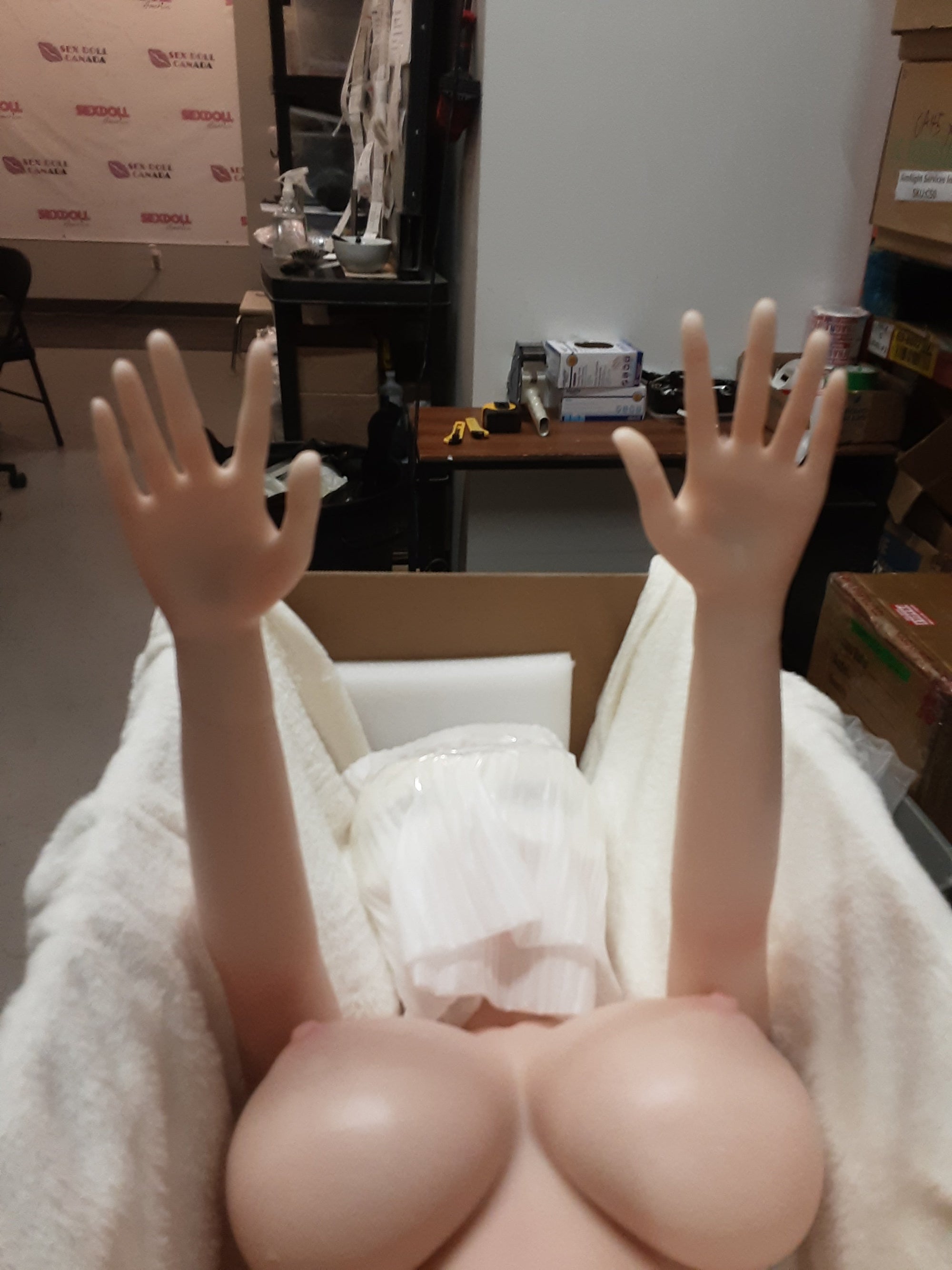 Realistic Sex Doll IN-STOCK - 105 (3'5") H-Cup Iris Silicone - Piper Doll - X2 by Sex Doll America