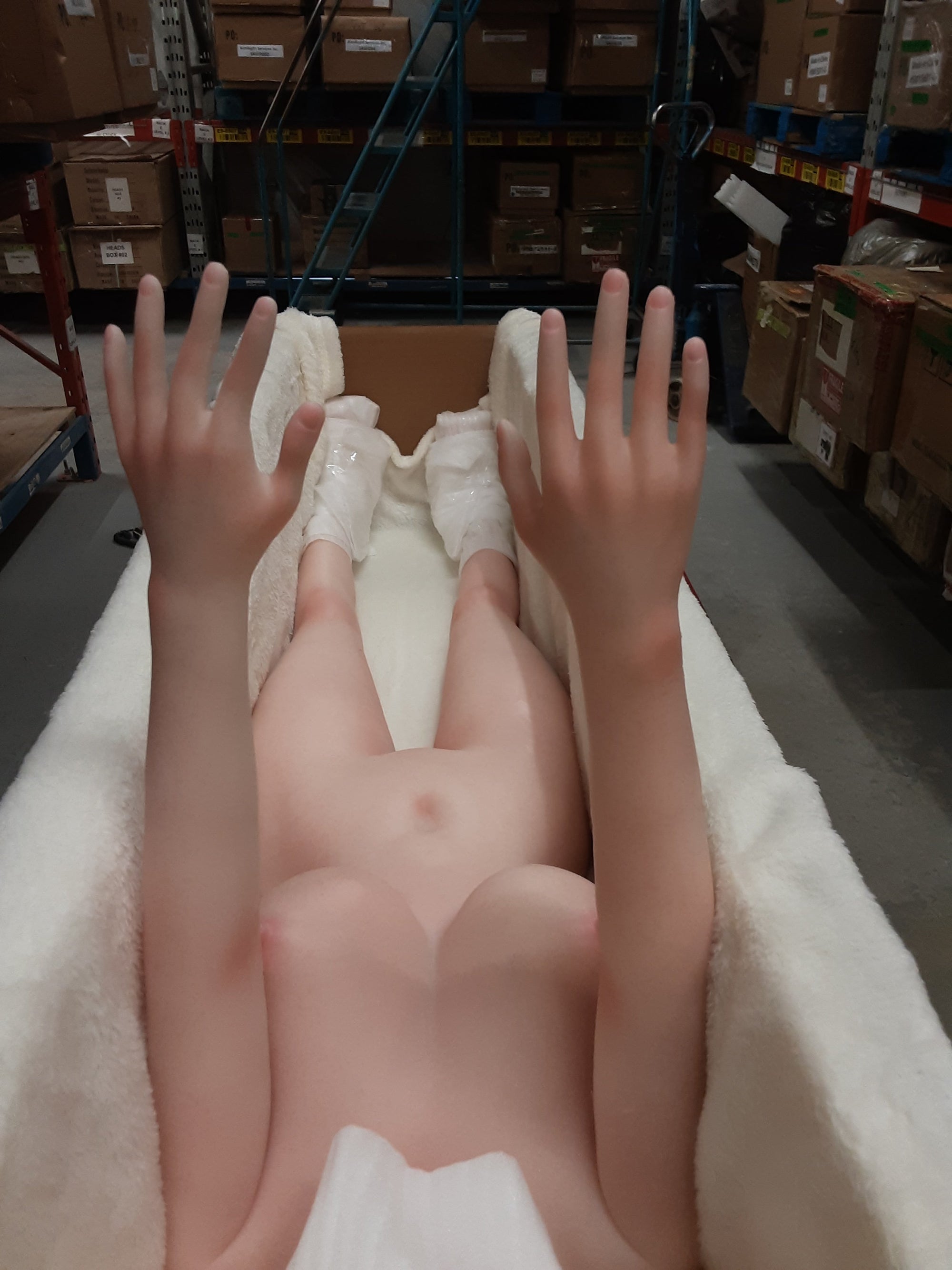 Realistic Sex Doll IN-STOCK - 100 (3'3") J-Cup Ariel S.A.F. - Full Silicone - Piper Doll X9 by Sex Doll America