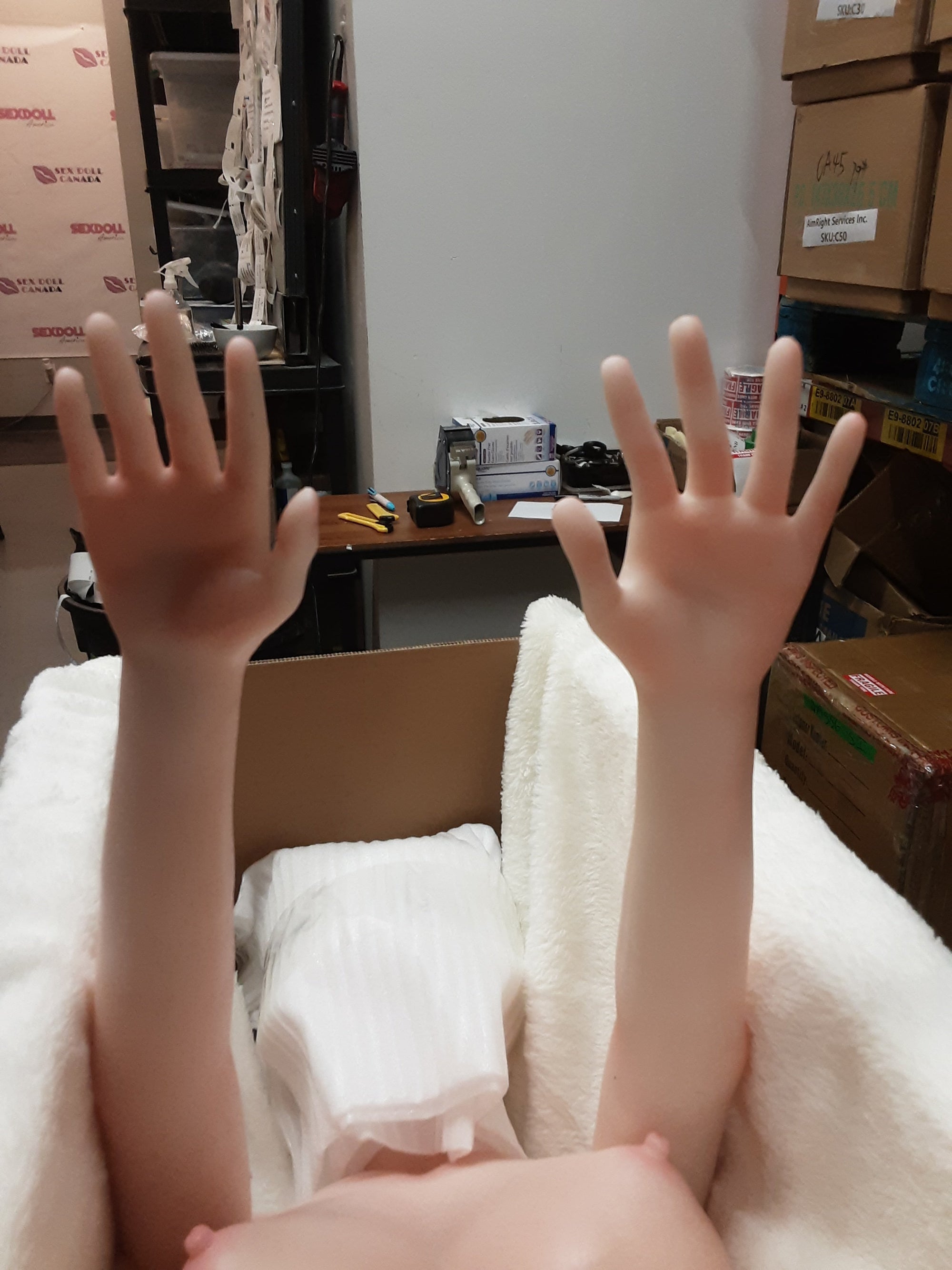 Realistic Sex Doll IN-STOCK - 100 (3'3") J-Cup Ariel S.A.F. - Full Silicone - Piper Doll X9 by Sex Doll America