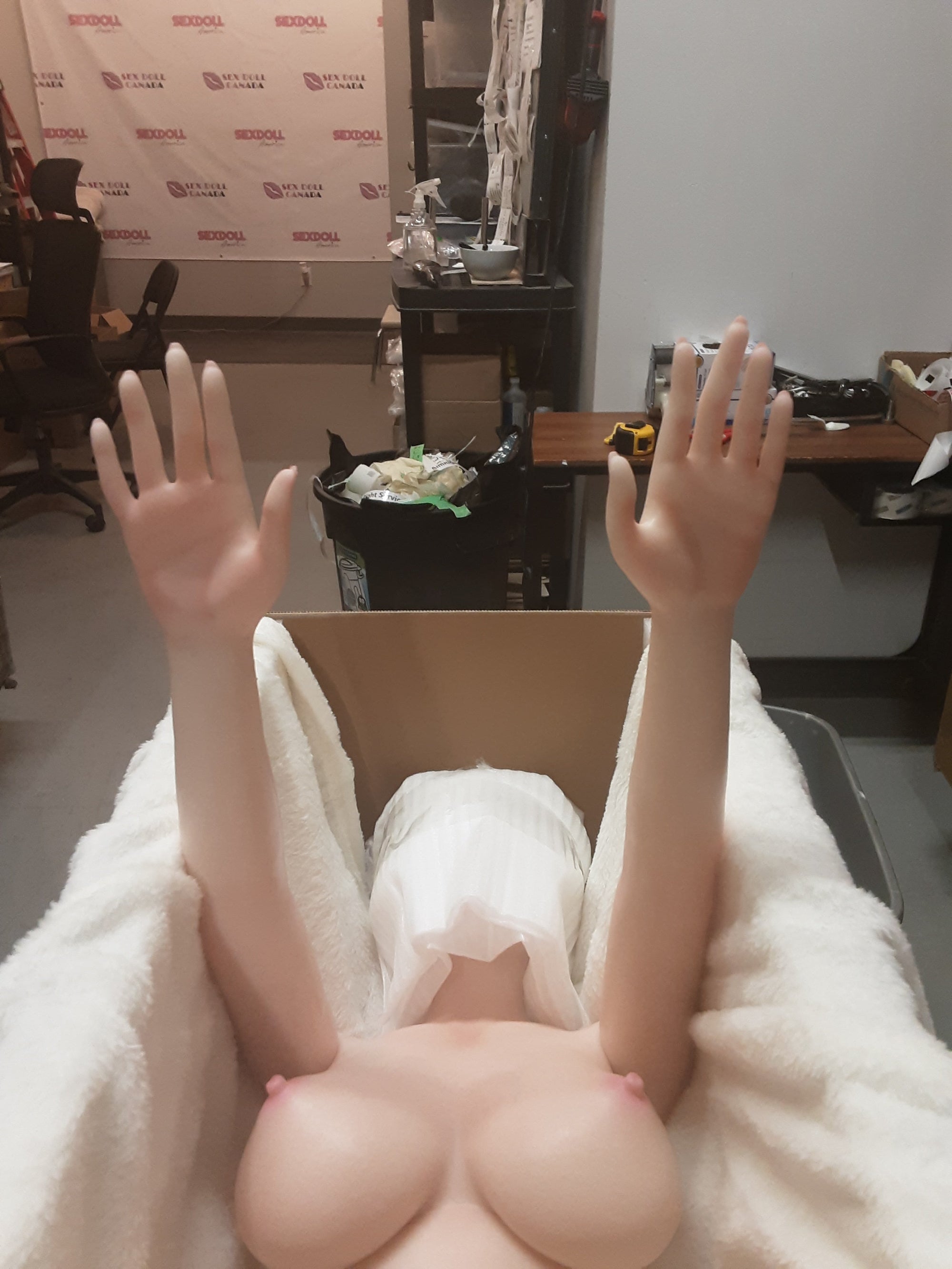 Realistic Sex Doll IN-STOCK - 100 (3'3") J-Cup Ariel S.A.F. - Full Silicone - Piper Doll X2 by Sex Doll America