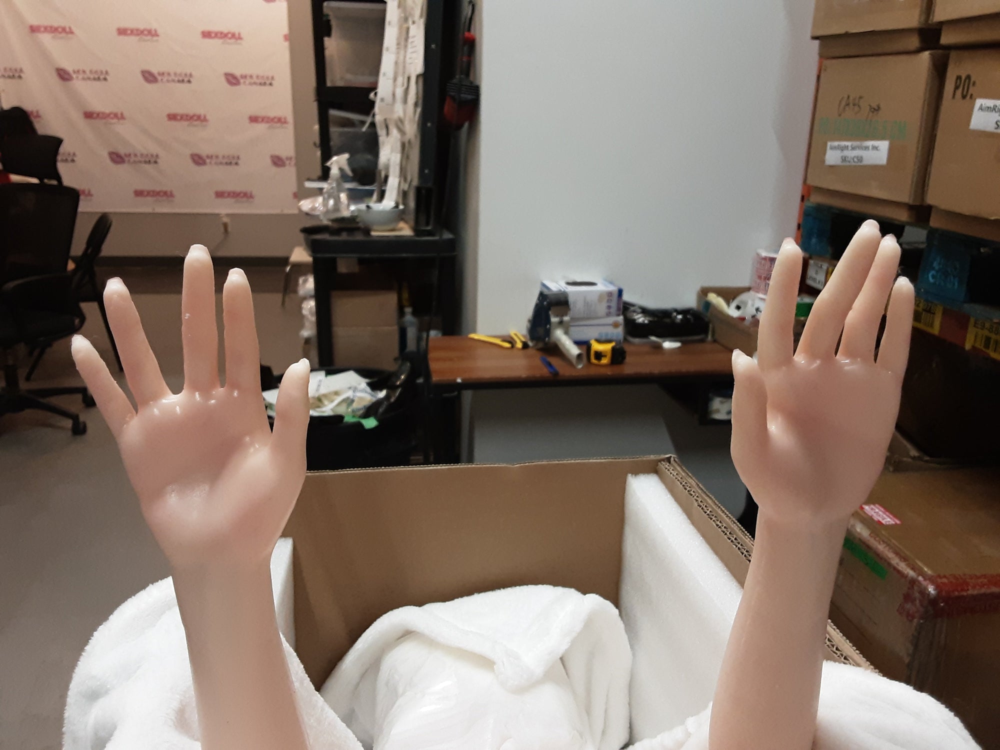 Realistic Sex Doll IN-STOCK - 100 (3'3") B-Cup Elsa S.A.F. - Full Silicone - Piper Doll - X5 by Sex Doll America