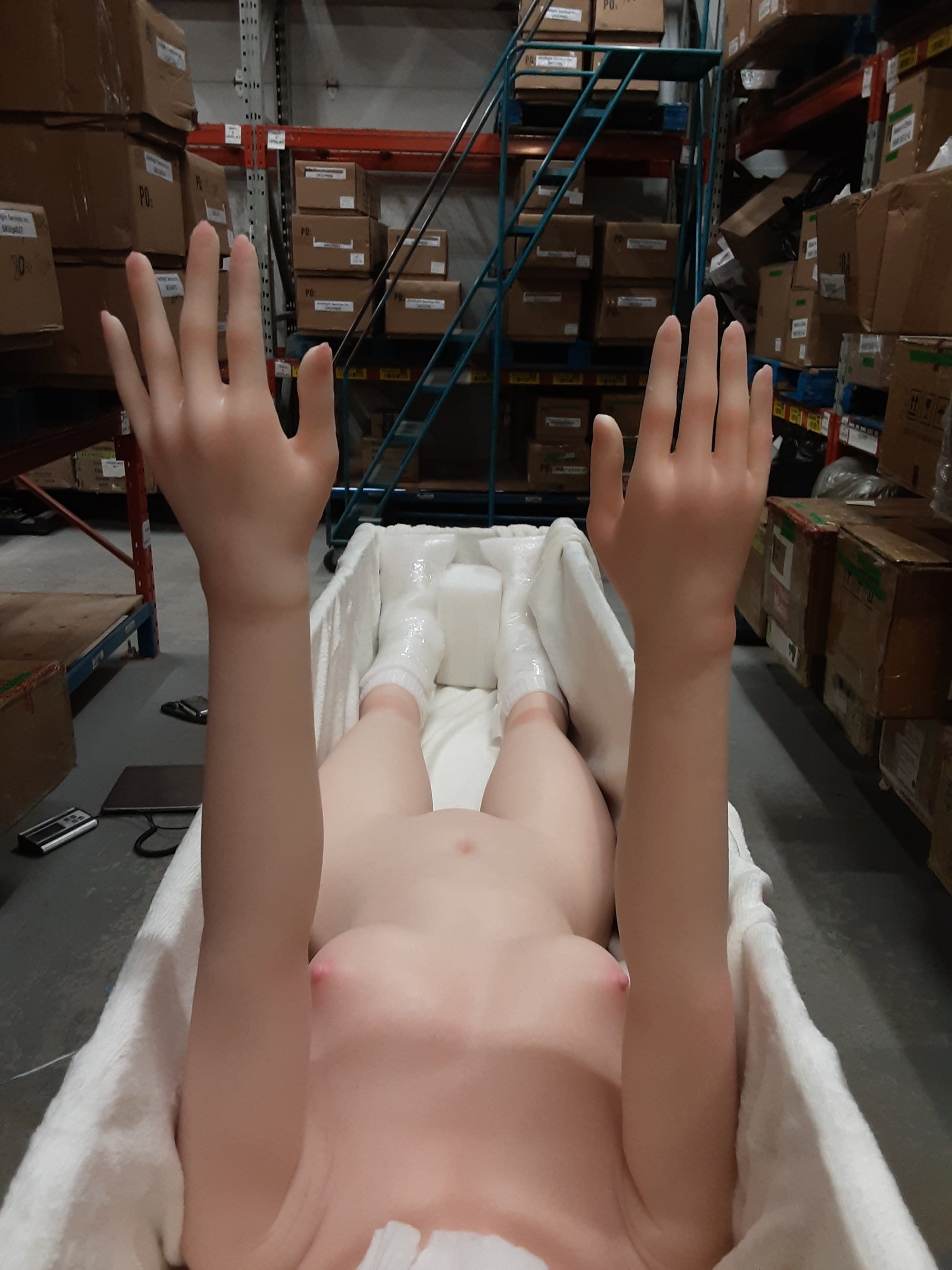 Realistic Sex Doll IN-STOCK - 130 (4'3") B-Cup Aika - Full Silicone - Piper Doll - X4 by Sex Doll America