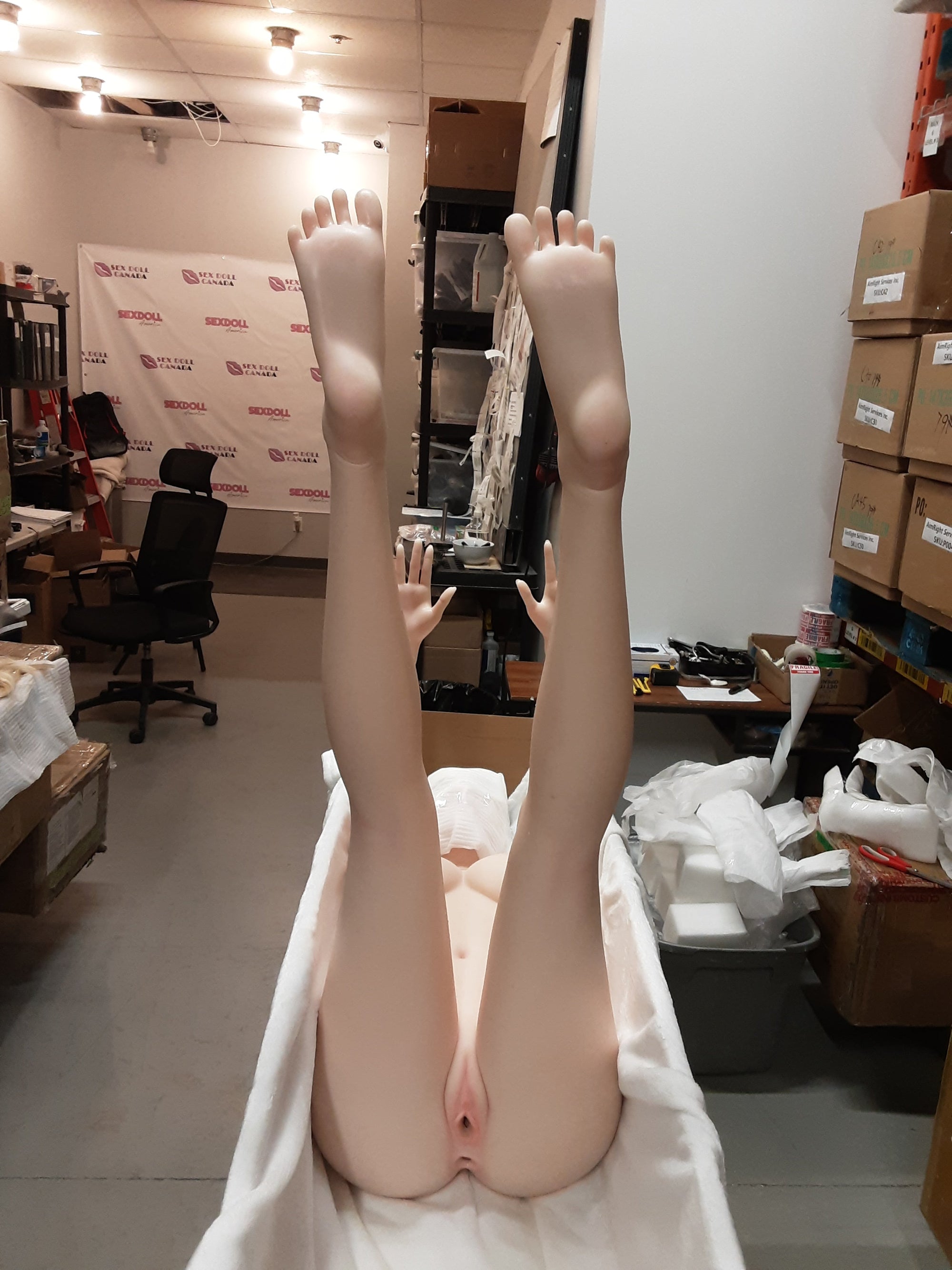 Realistic Sex Doll IN-STOCK - 155 (5'3") B-Cup Lana - Full Silicone - Piper Doll - X1 by Sex Doll America